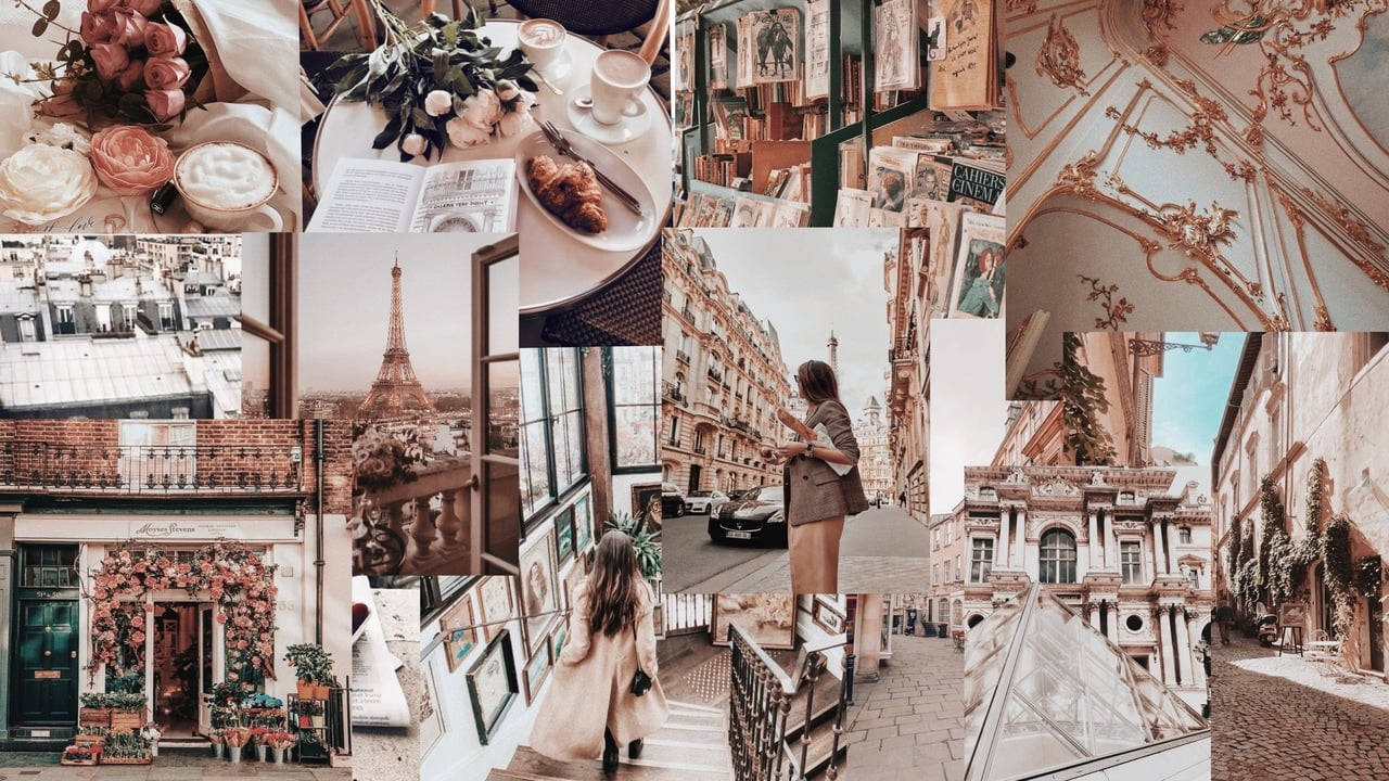 Collage Aesthetic Computer Wallpaper