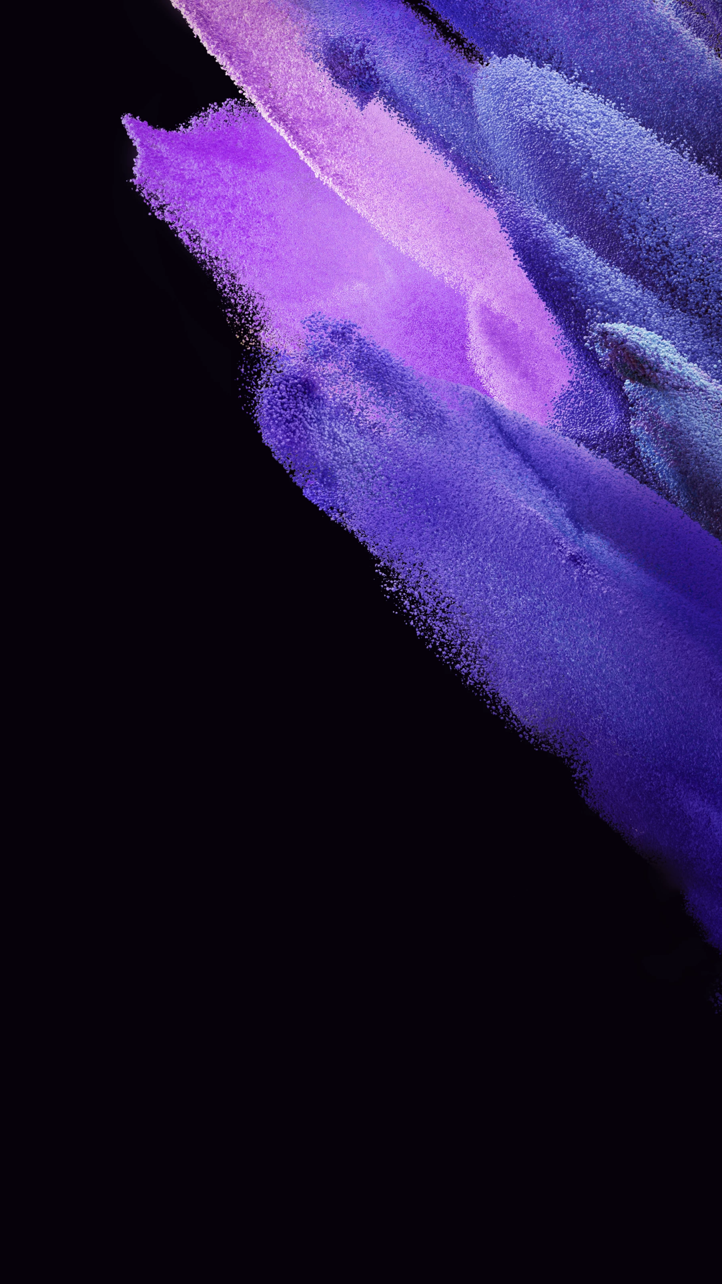 Samsung Galaxy S21 Wallpaper 4K, Stock, AMOLED, Particles, Purple