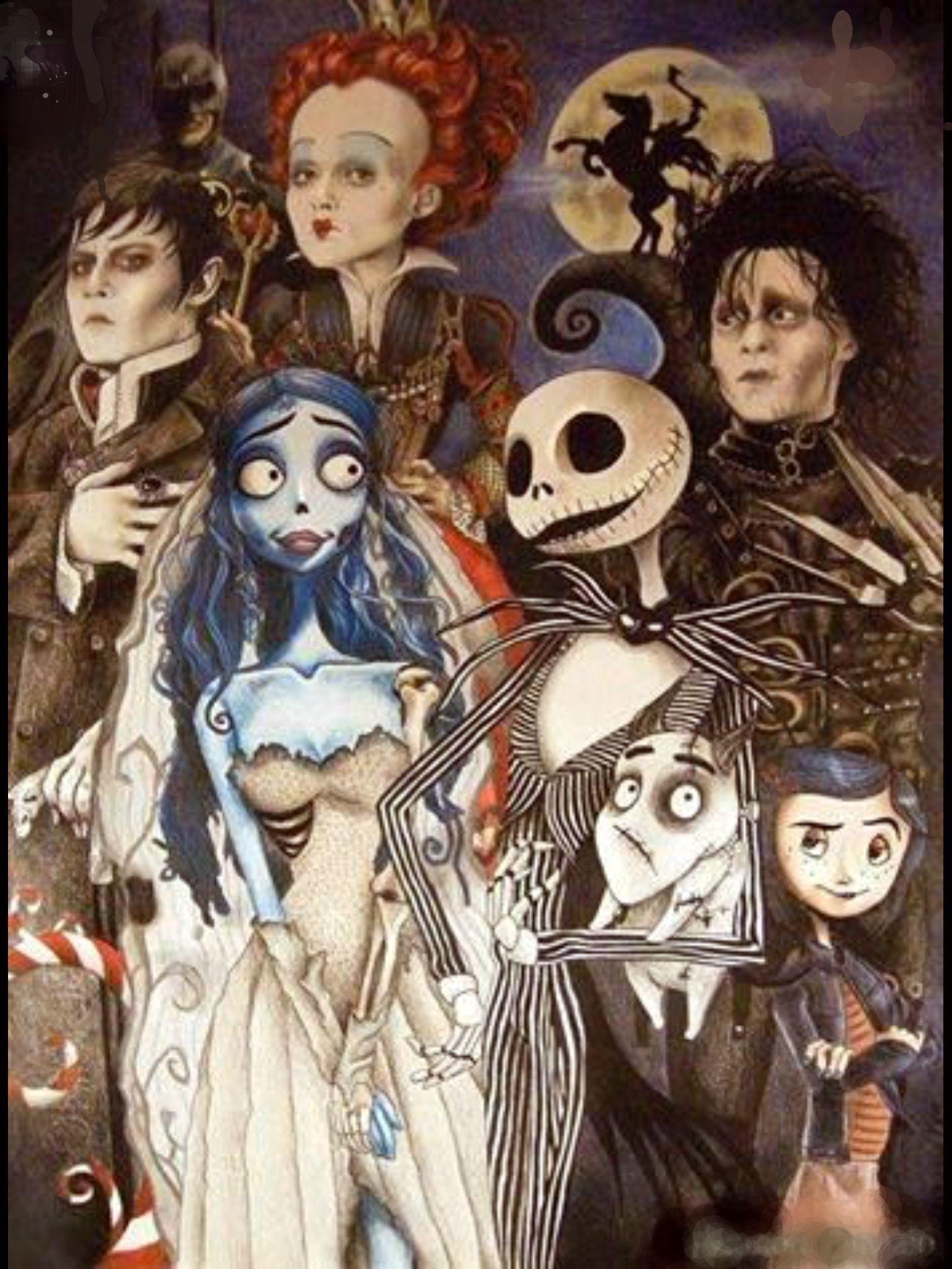Tim Burton Movies Wallpaper