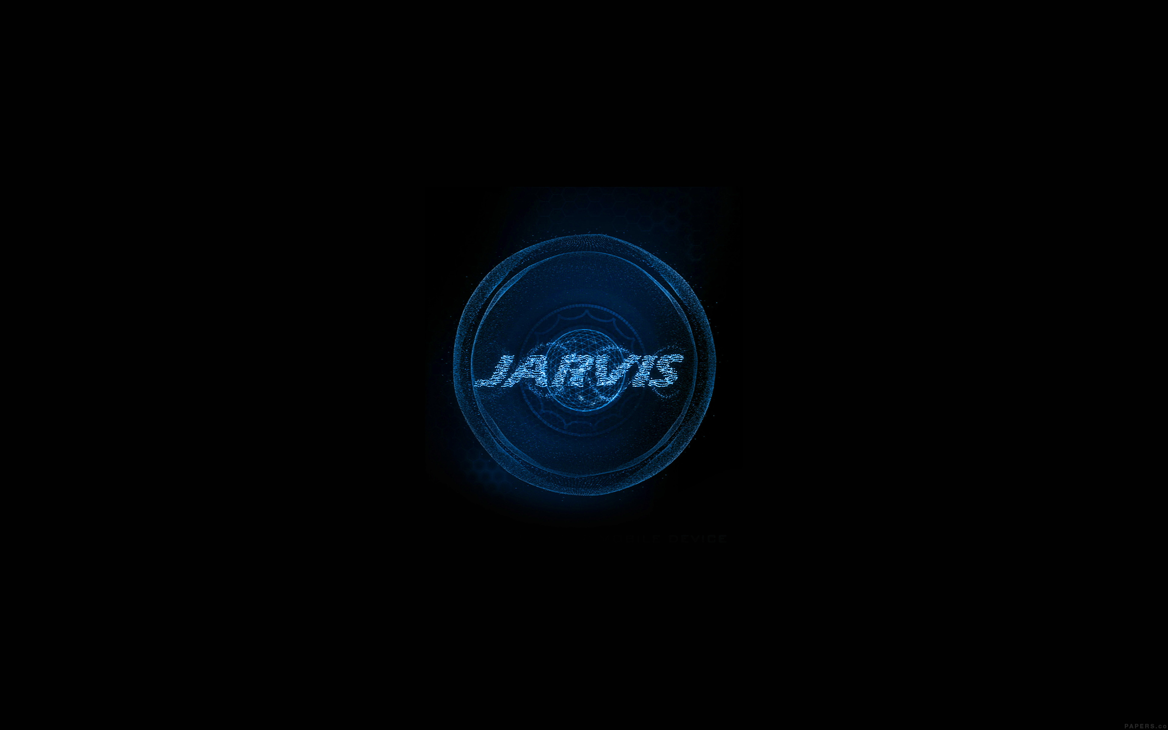 wallpaper for desktop, laptop. jarvis ironman art minimal blue