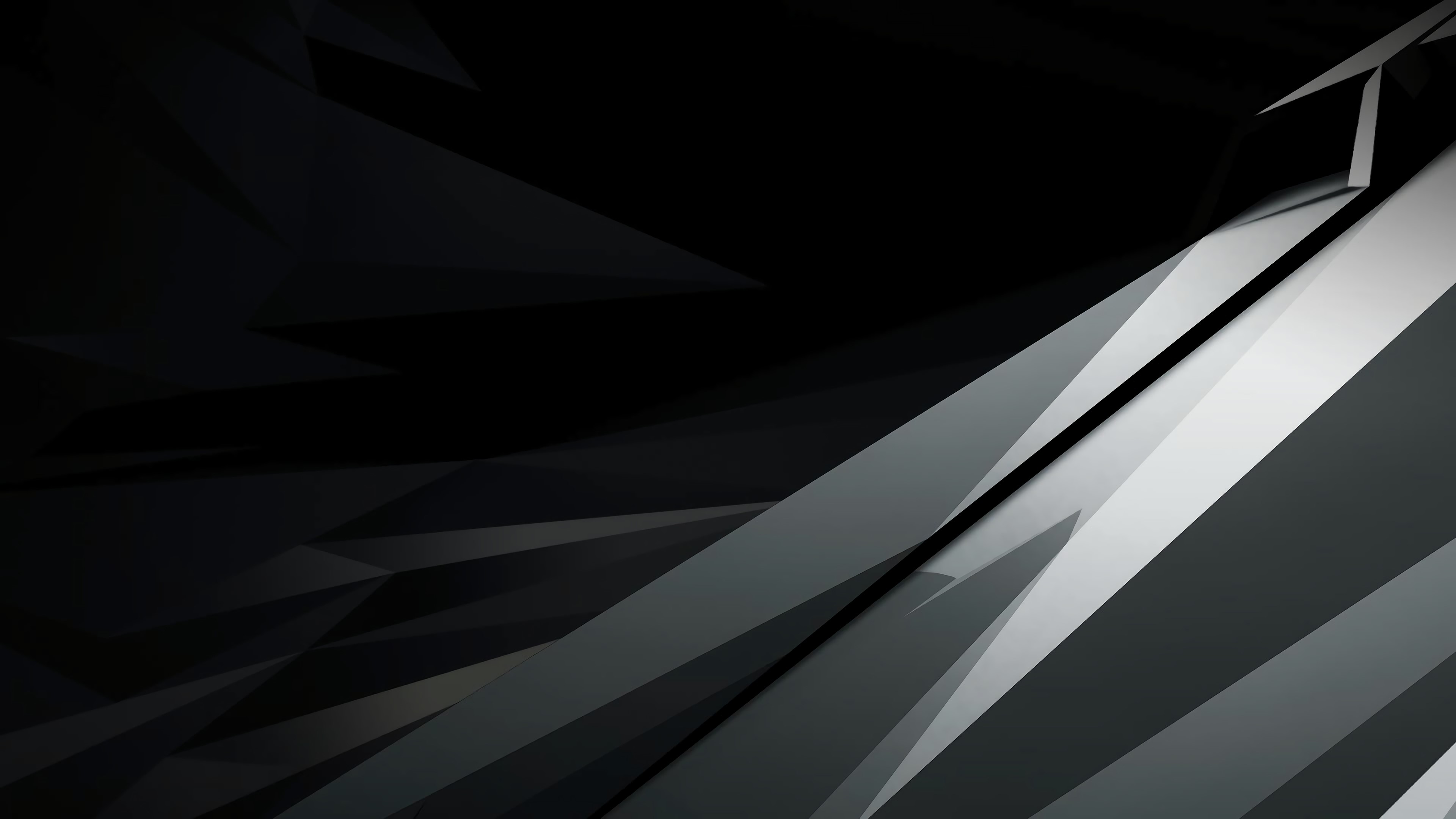 4K, line art, dark background, Nvidia RTX, Nvidia, abstract, gray Gallery HD Wallpaper