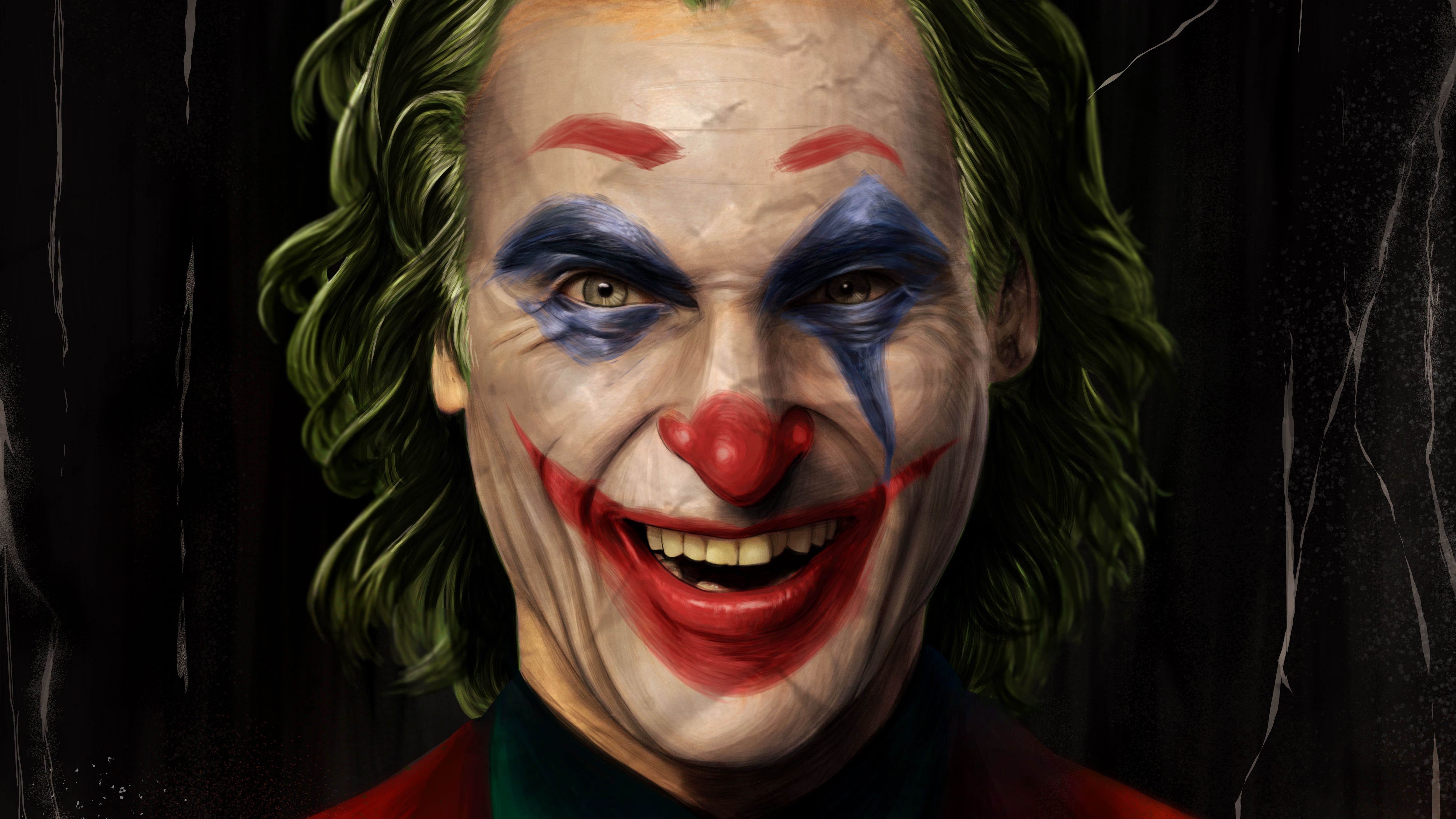 Wallpaper / 4K, Joaquin Phoenix, Joker, Movie, Clown, DC Comics free download