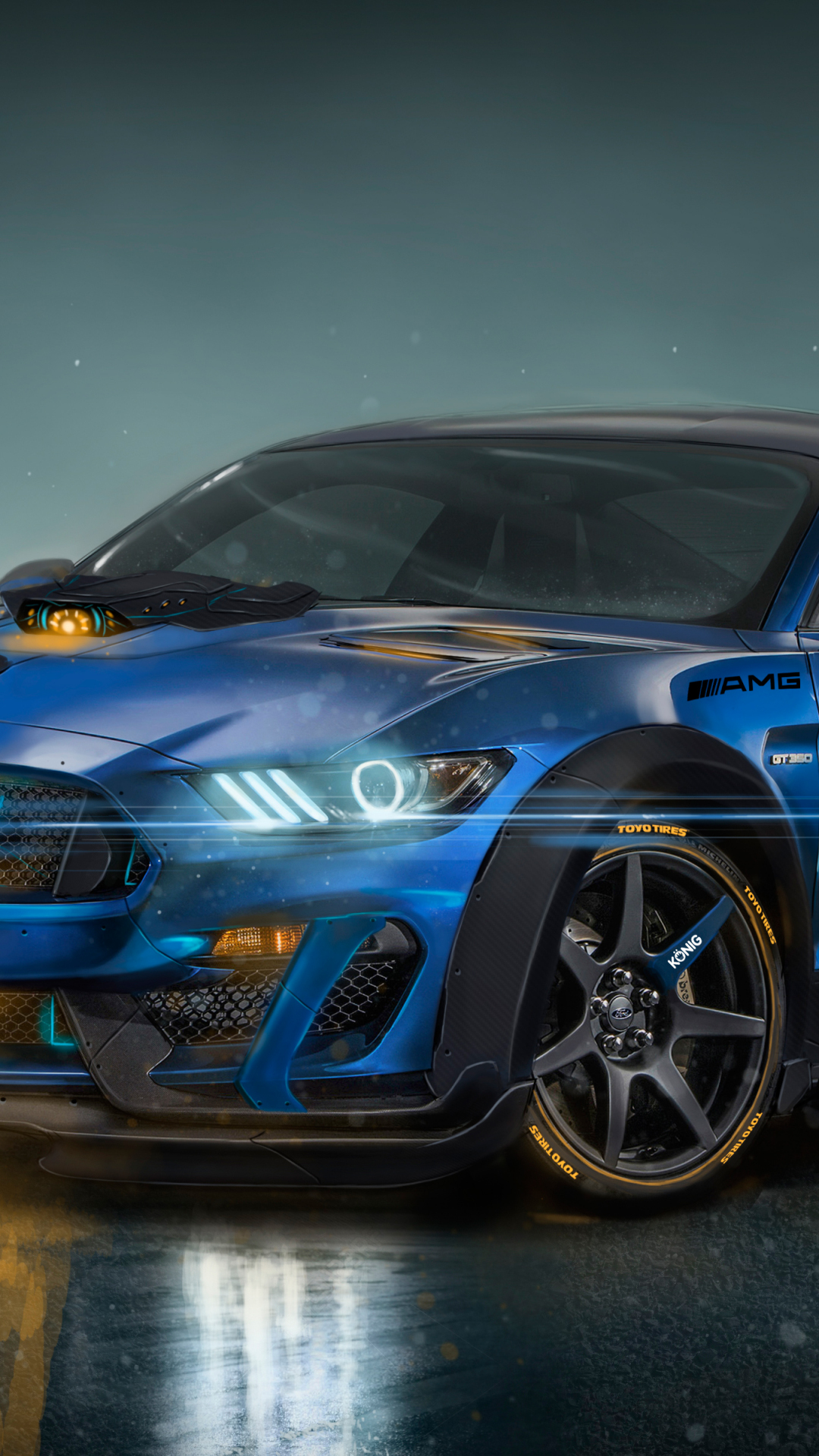 Download 1080x1920 Wallpaper Ford Mustang Shelby Gt350, Sports Car, 4k, Samsung Galaxy S4, S5, Note, Sony Xperia Z, Z1, Z2, Z3, Htc One, Lenovo Vibe, Google Pixel 2, One Plus 5, Honor