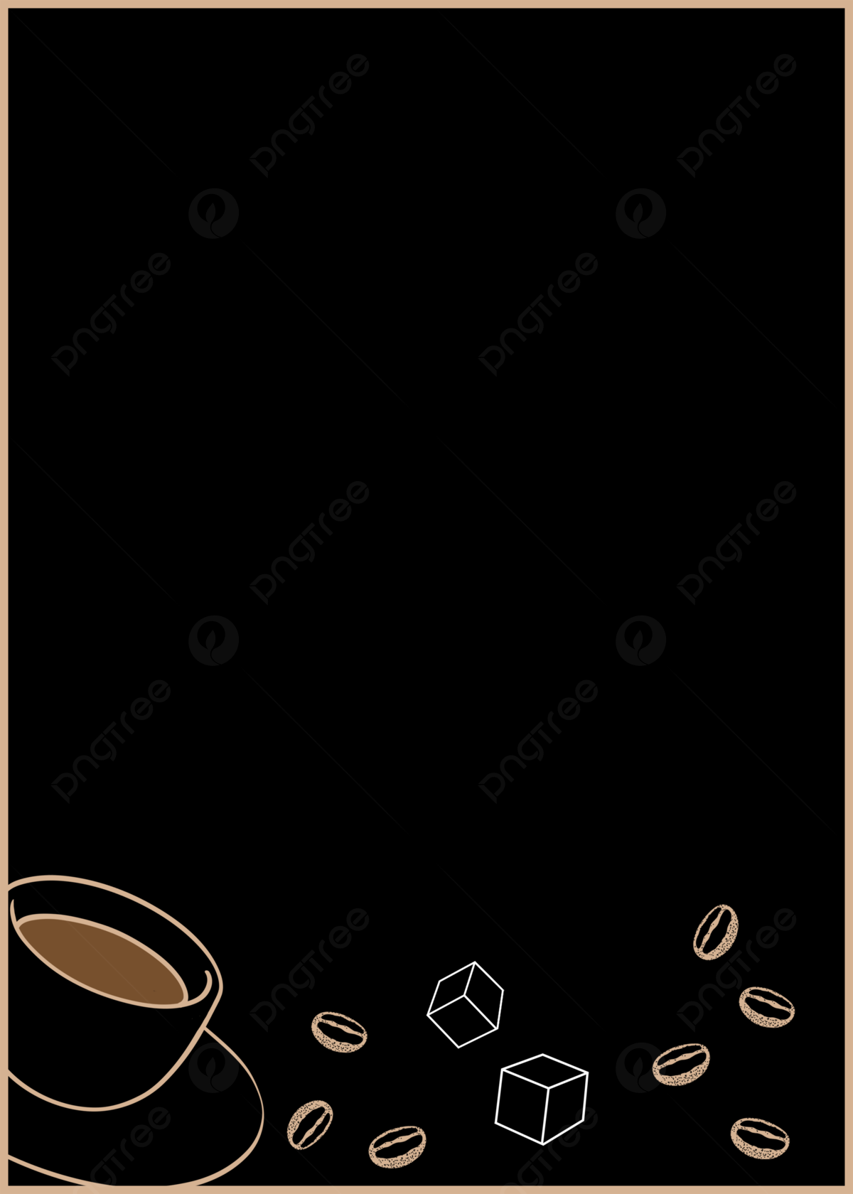 Coffee Black Minimalist Background Wallpaper Image For Free Download
