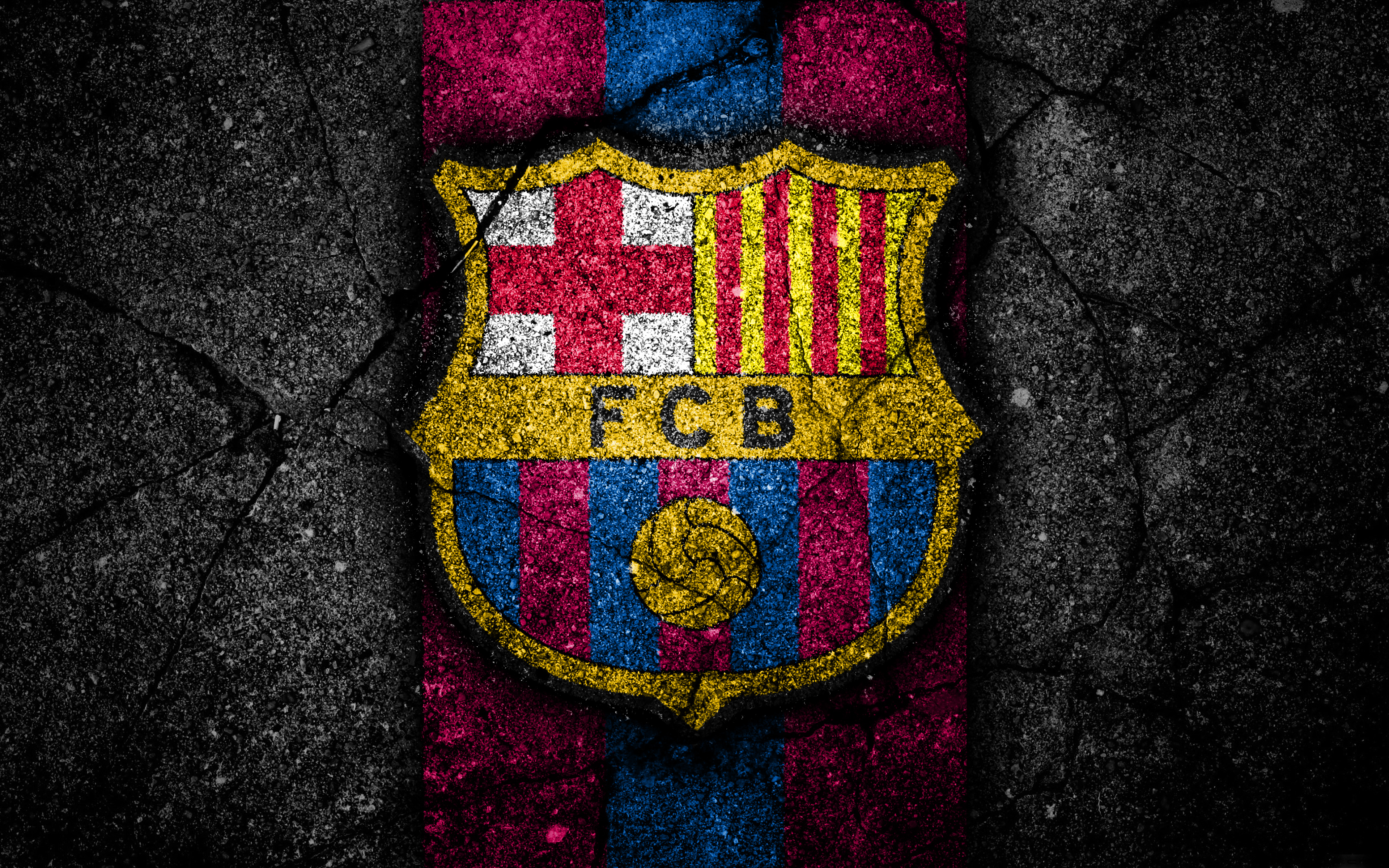 HD desktop wallpaper: Sports, Logo, Soccer, Fc Barcelona download free picture
