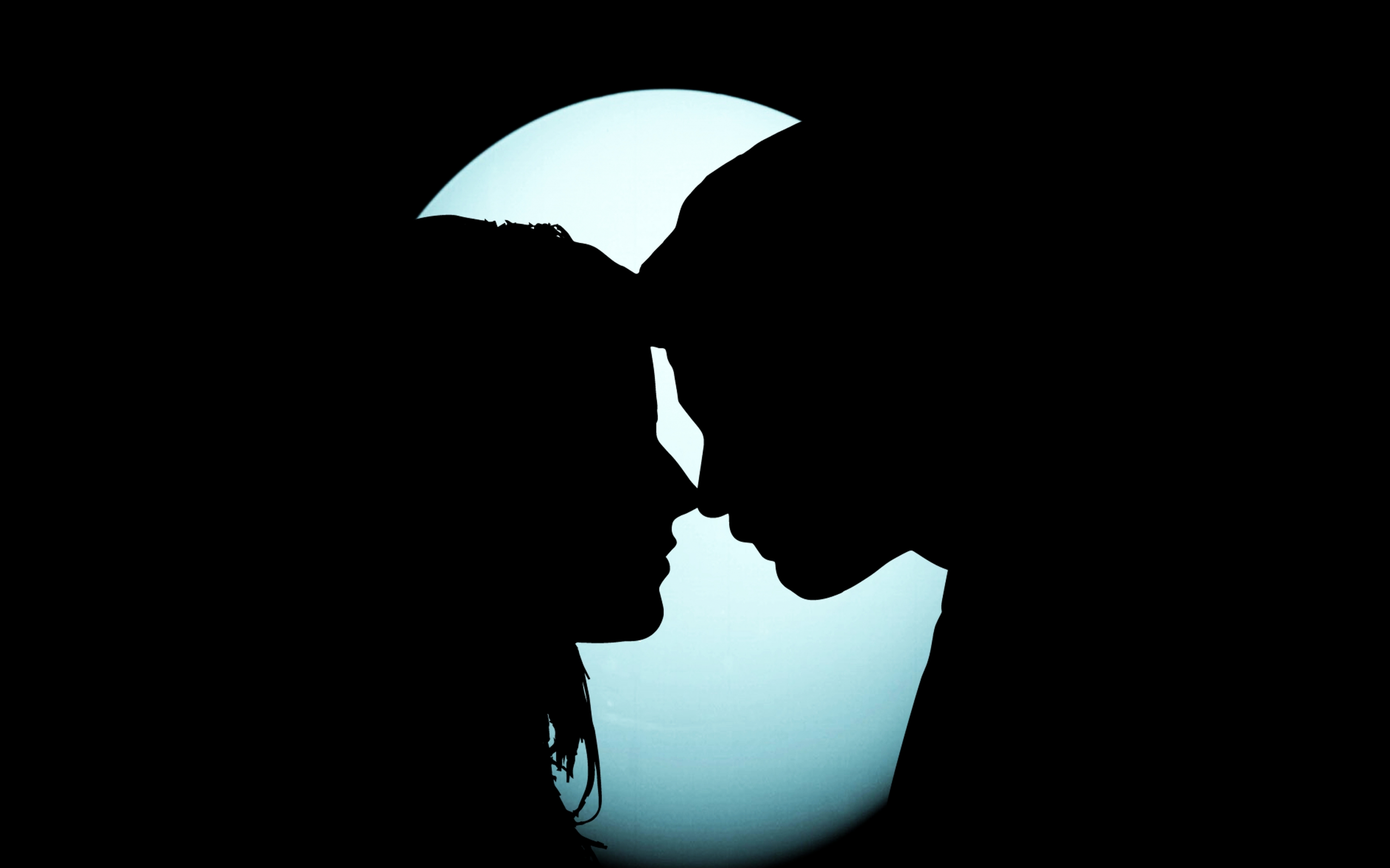 Download wallpaper 3840x2400 couple, dark, silhouette 4k wallaper, 4k ultra HD 16:10 wallpaper, 3840x2400 HD background, 24707