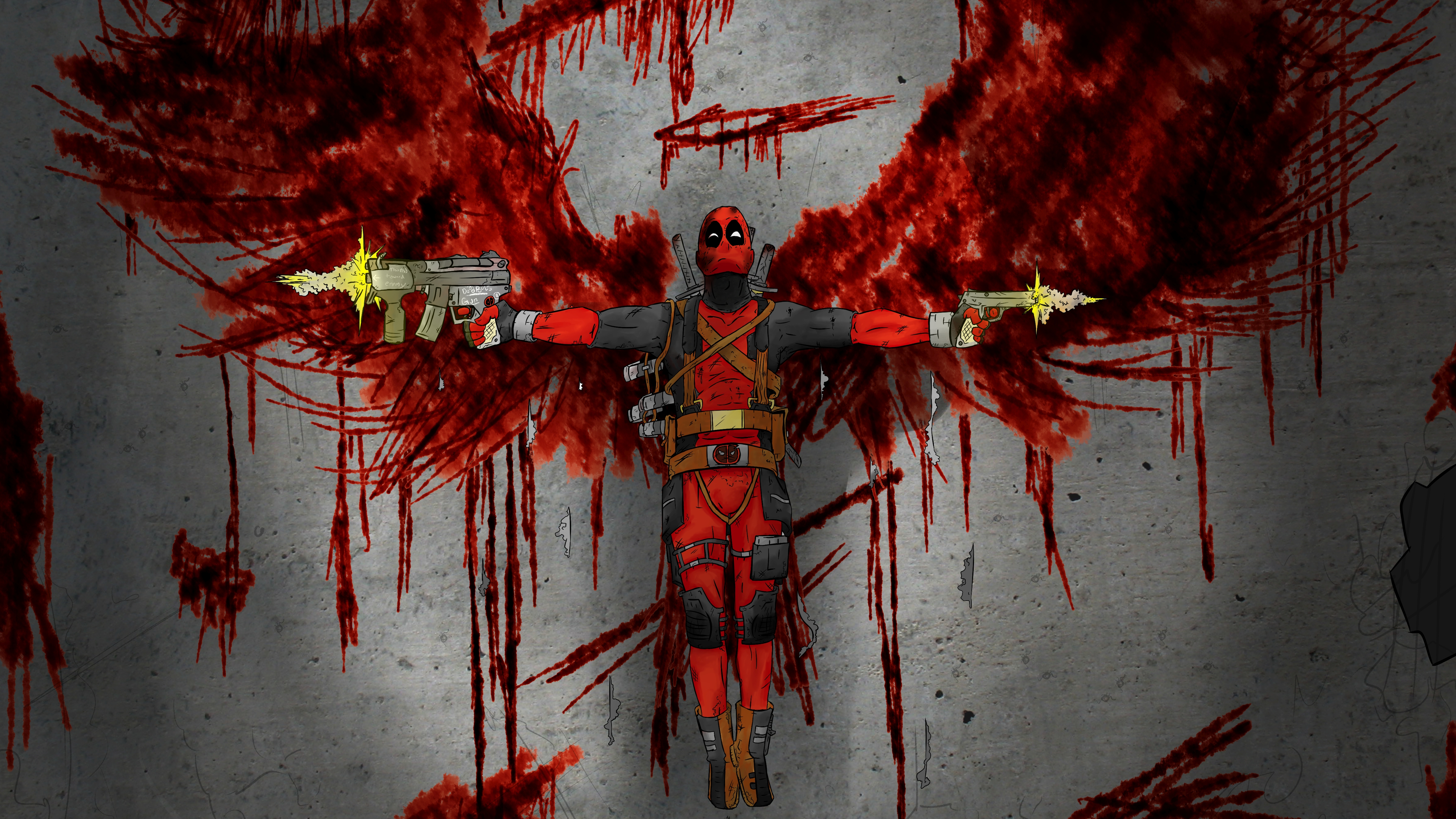 4K Deadpool Wallpaper and Background Image