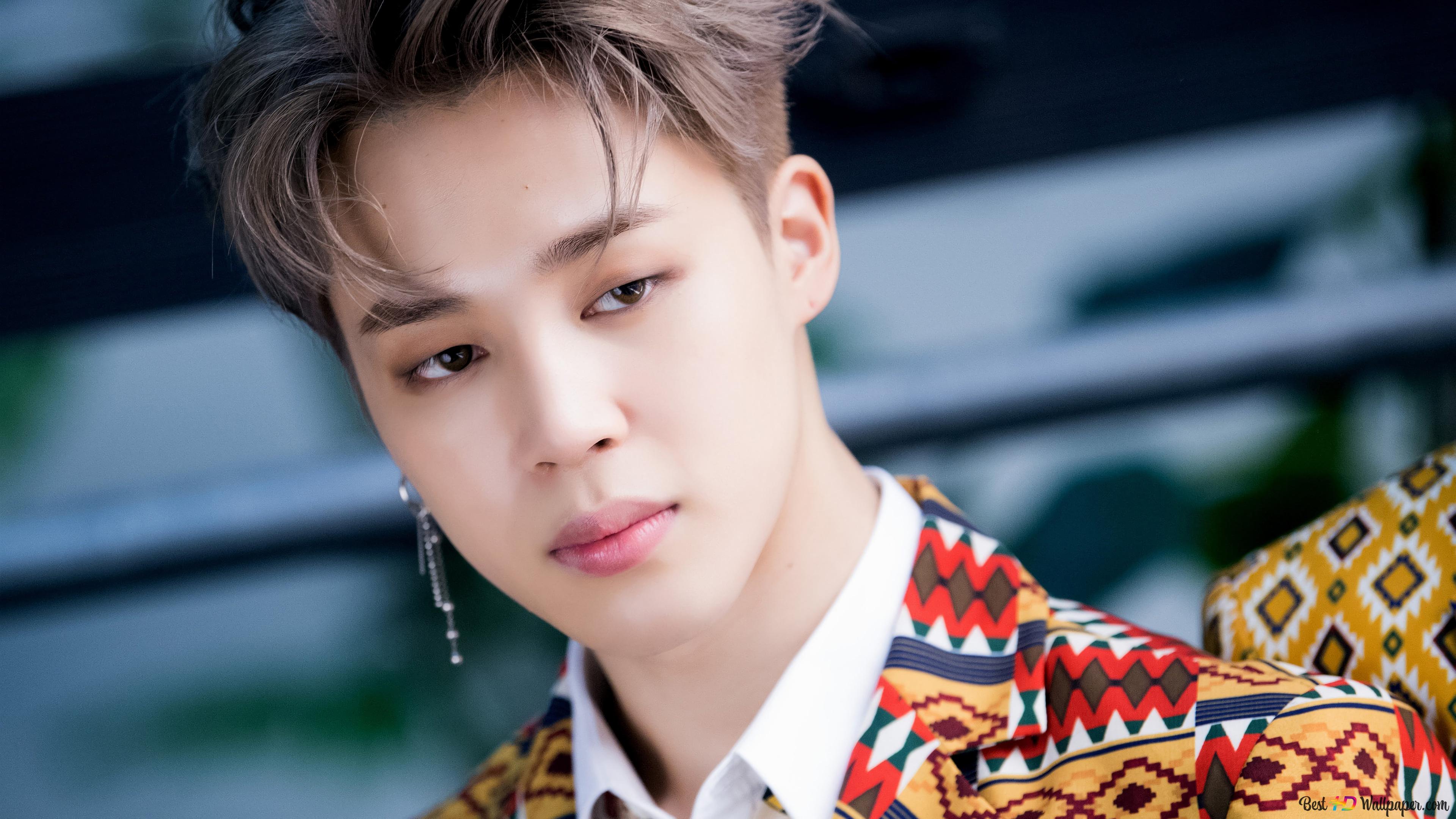 Jimin From BTS (K Pop Boys Band) 4K Wallpaper Download