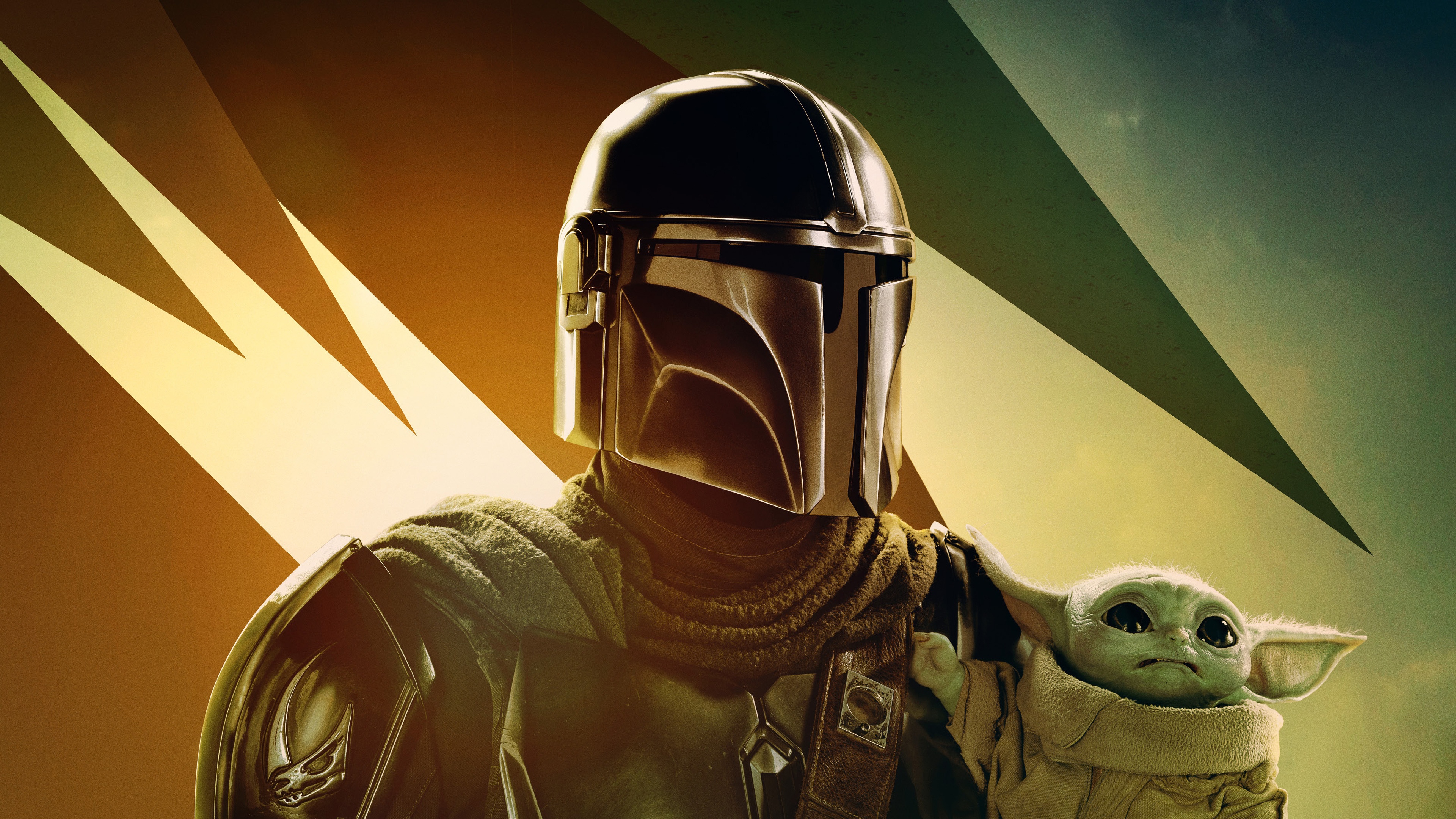 The Mandalorian Wallpaper 4K, Season 3, Grogu, 2023 Series