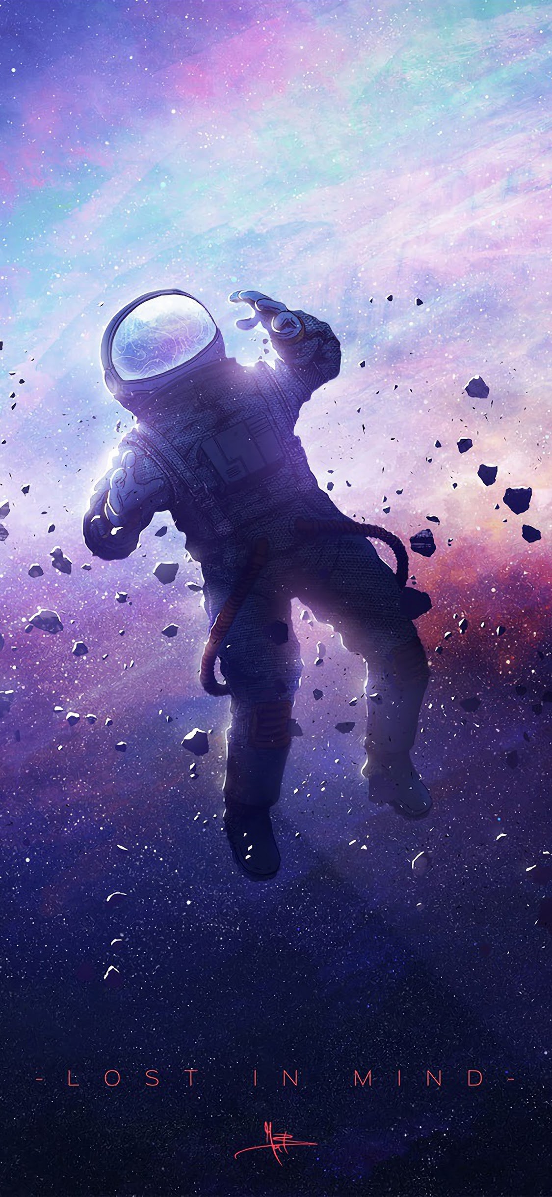 Astronaut Floating Space 4K Wallpaper