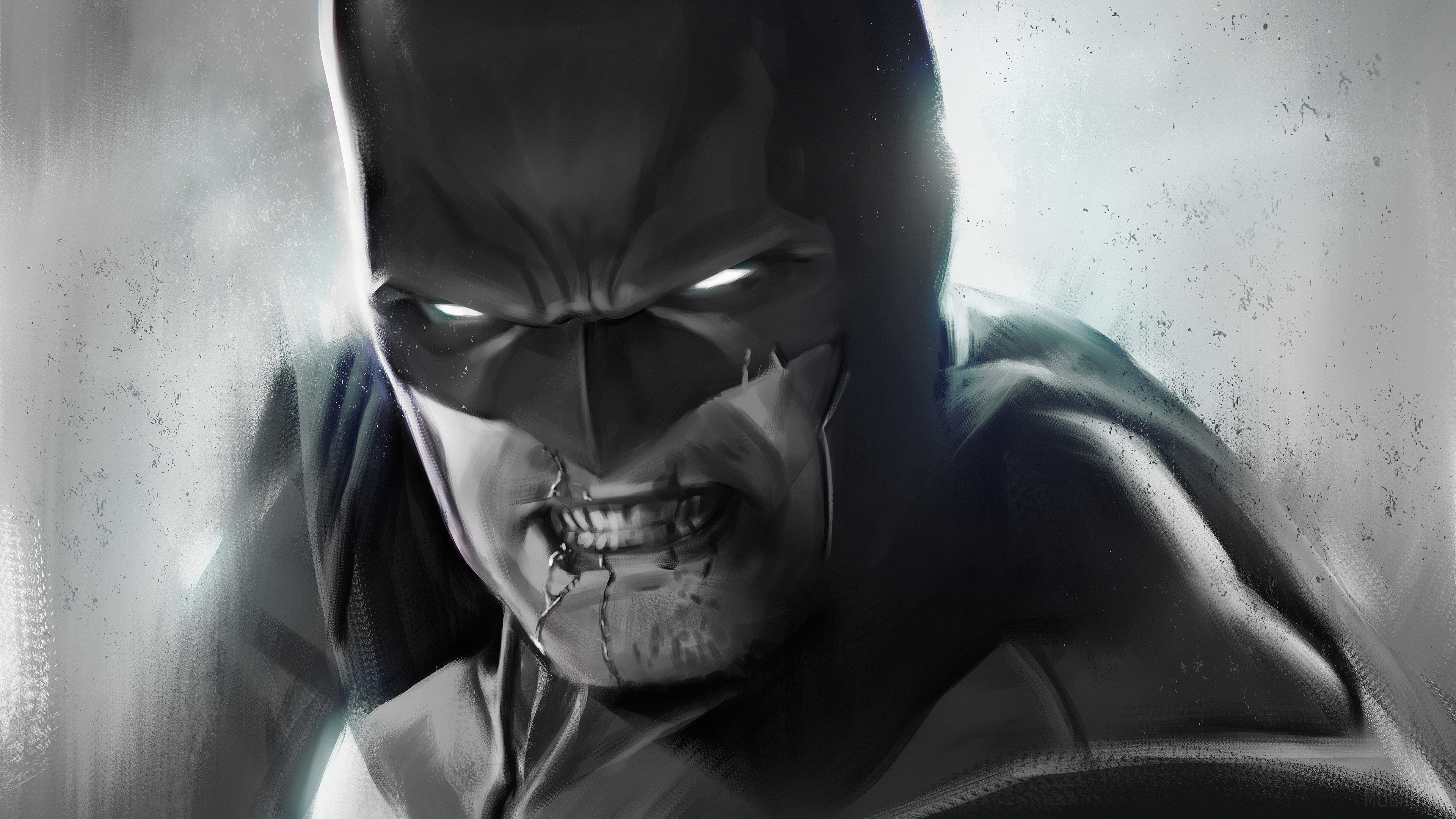 Angry Batman Art 4k Gallery HD Wallpaper