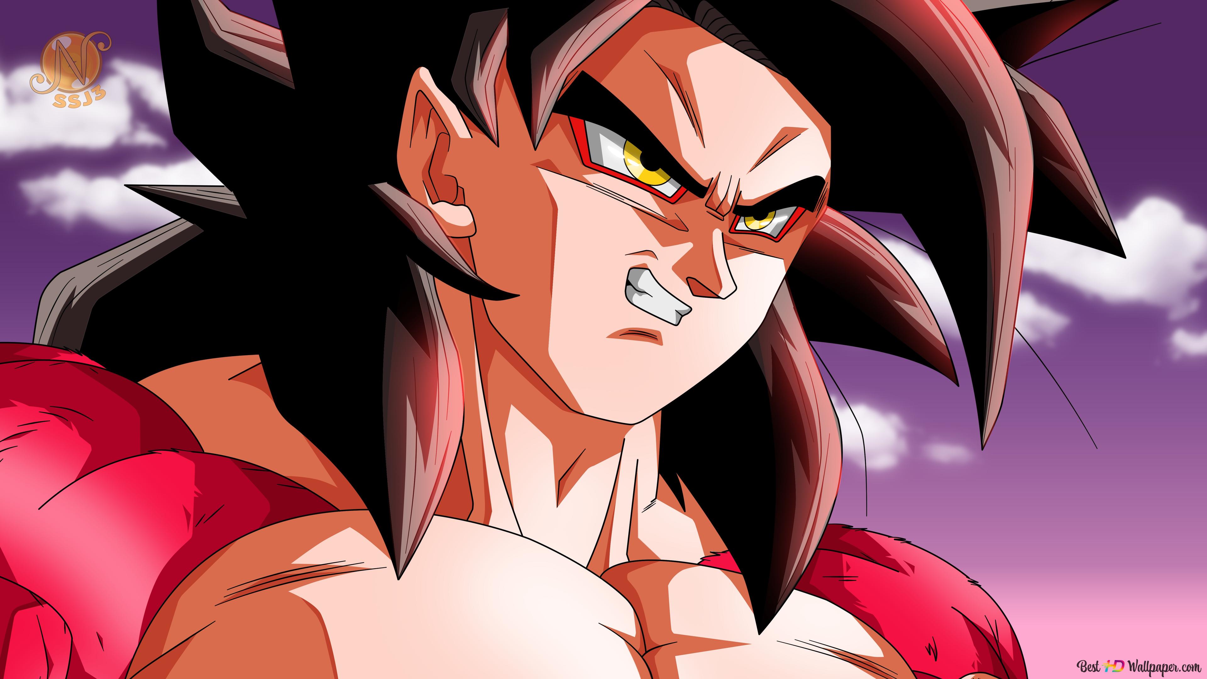 Goku Super Saiyan 4 4K wallpaper download