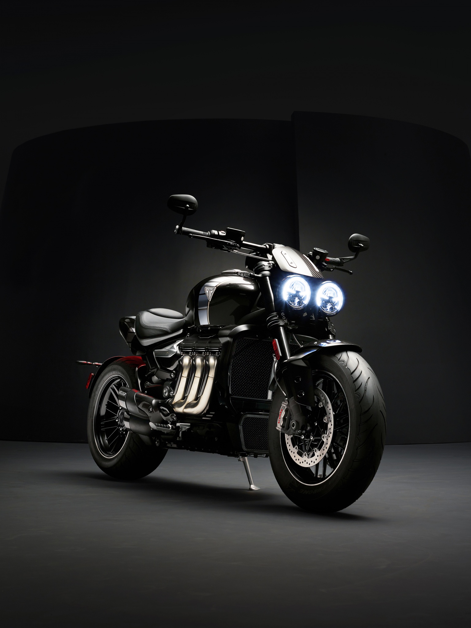 Triumph Rocket 3 TFC Wallpaper 4K, Black, Dark background, 2019, 5K
