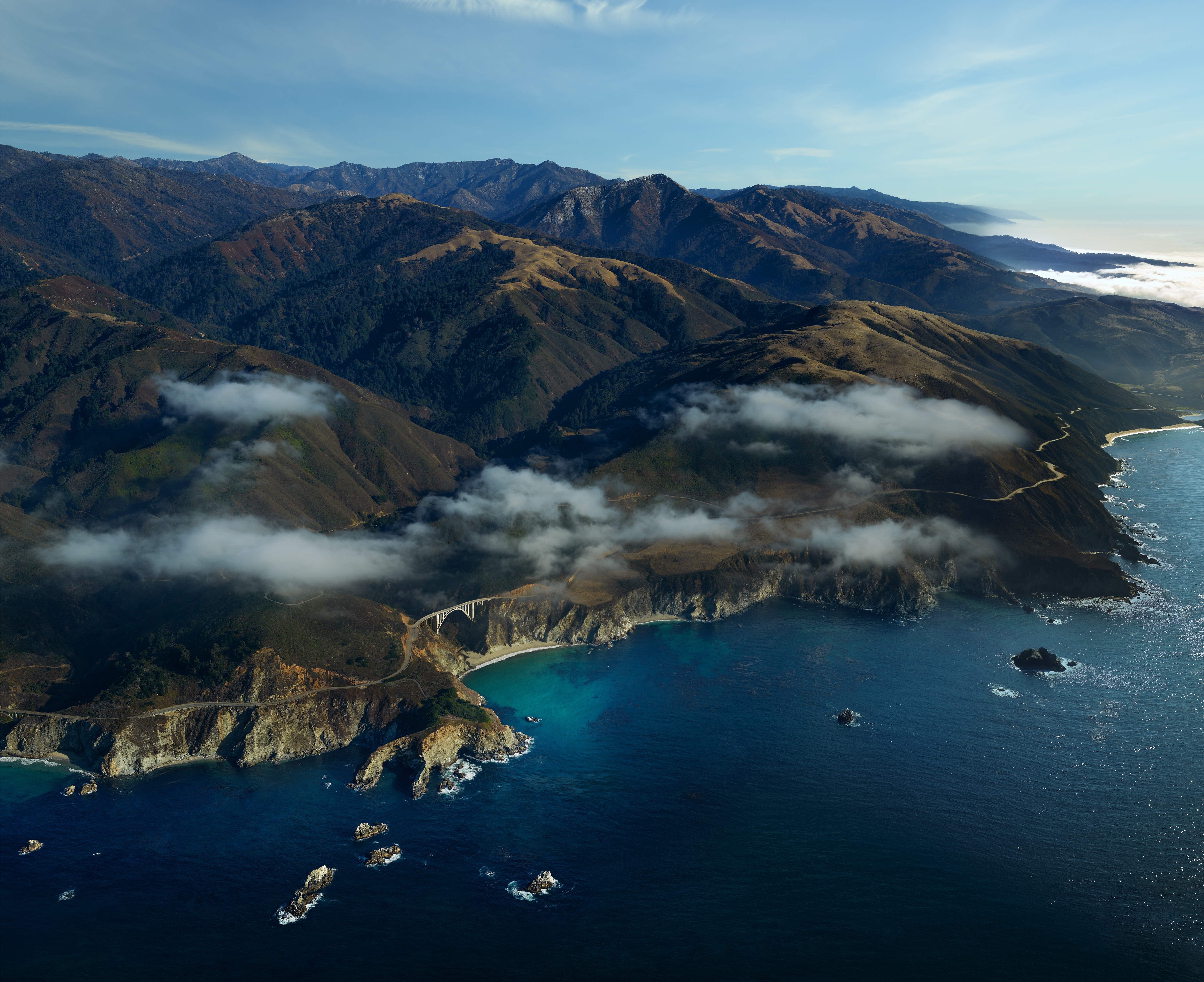 Big Sur 4K, Big Sur, Mountain, Bridge, Nature Gallery HD Wallpaper