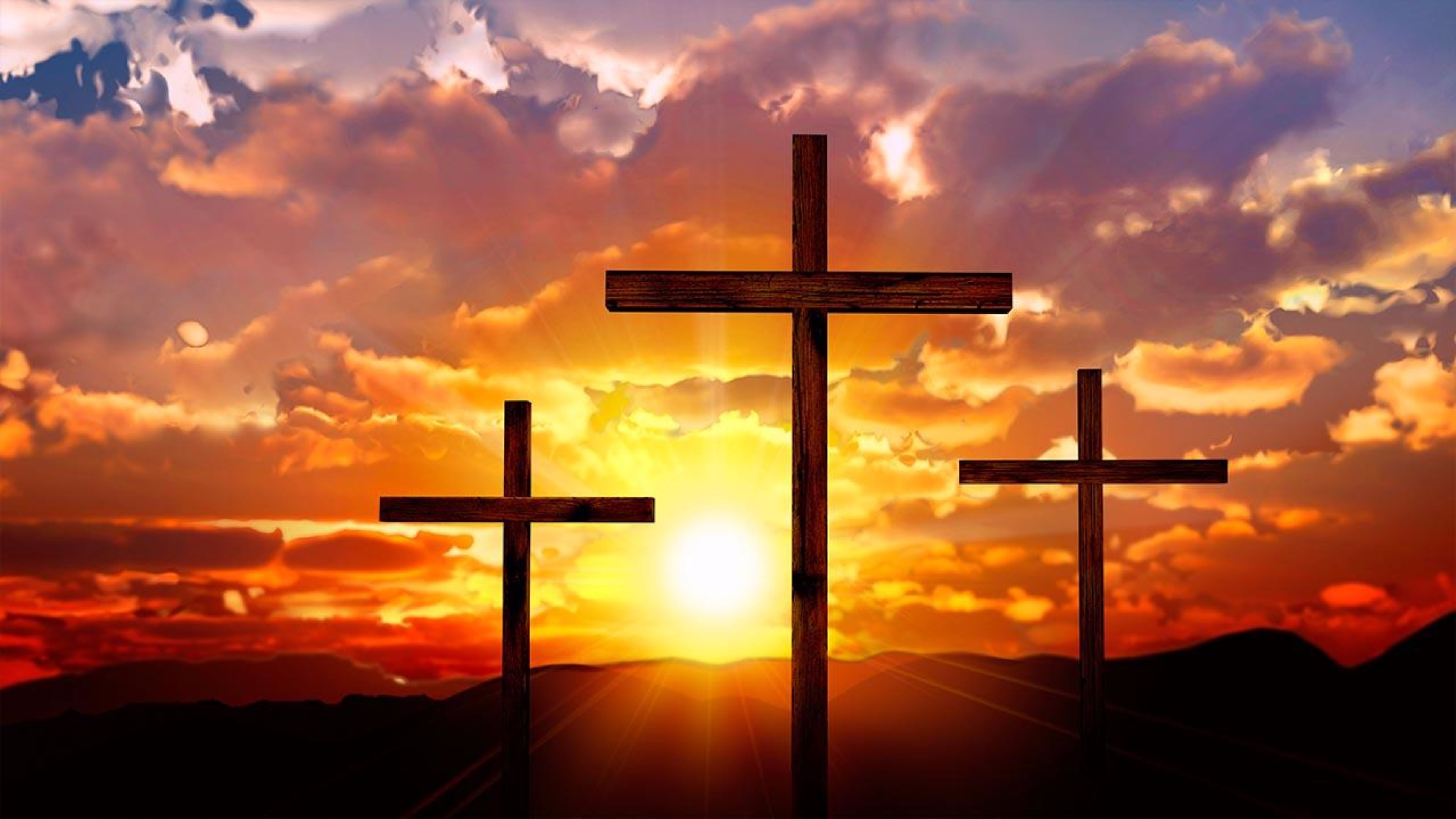 Free download Three Crosses Jesus 4K Wallpaper Free 4K Wallpaper [3840x2160] for your Desktop, Mobile & Tablet. Explore Free Jesus Wallpaper For Desktop. Free Wallpaper Jesus, Jesus Free Wallpaper