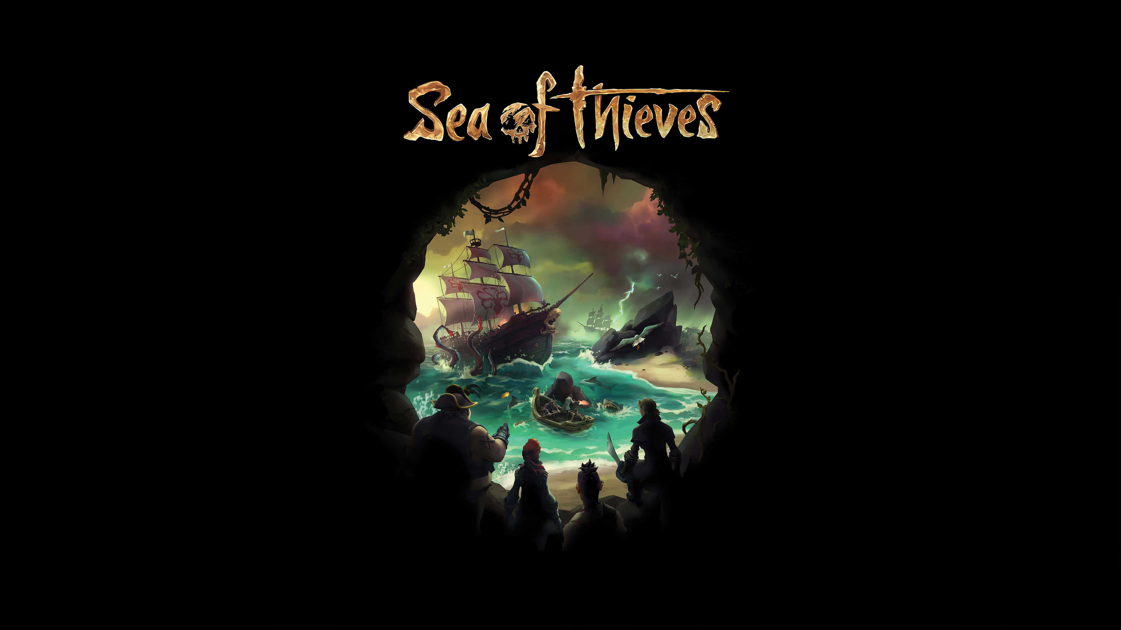 Sea Of Thieves Logo UHD 4K Wallpaper
