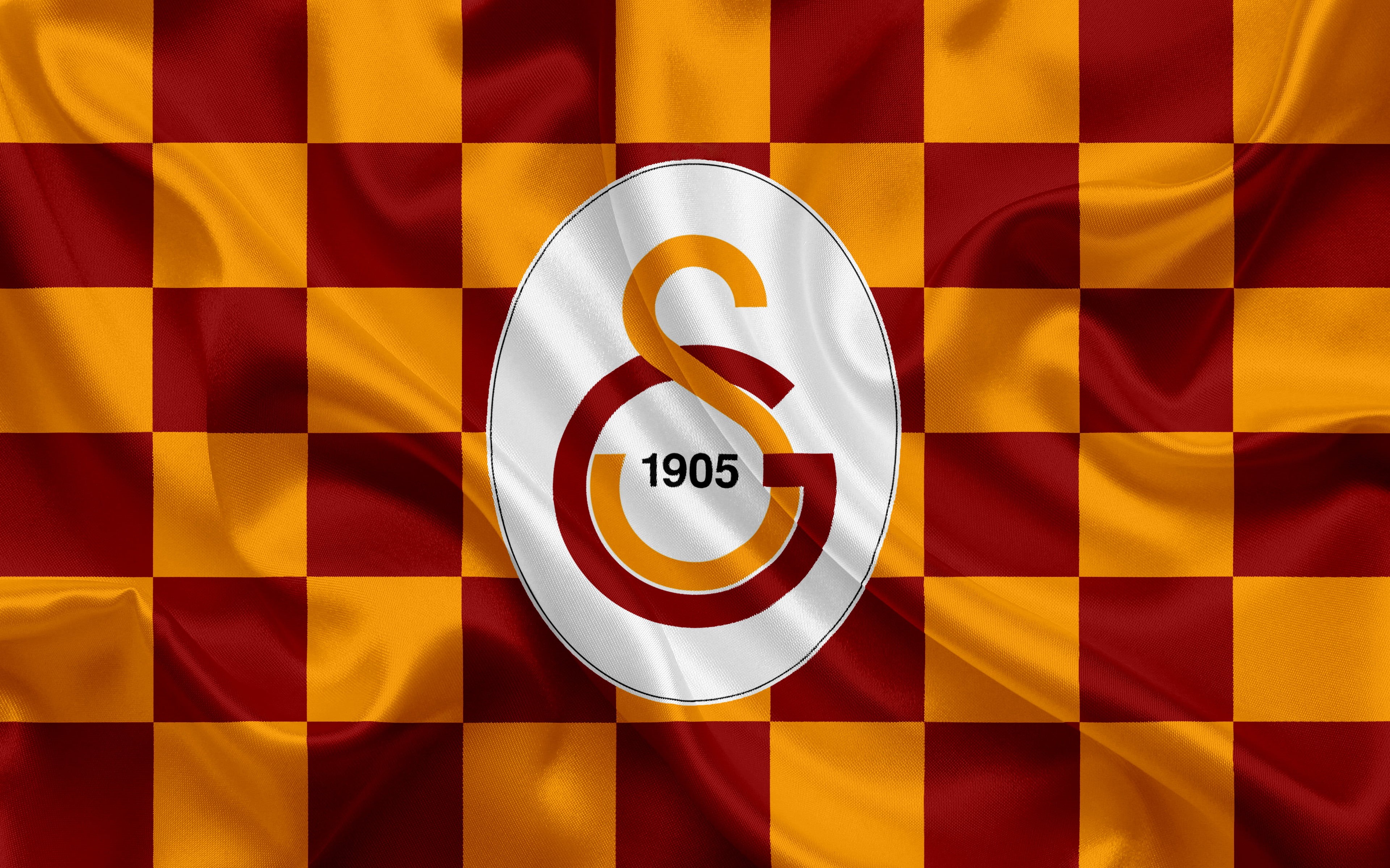 Wallpaper / 4K, Soccer, Galatasaray S.K., Logo, Emblem free download