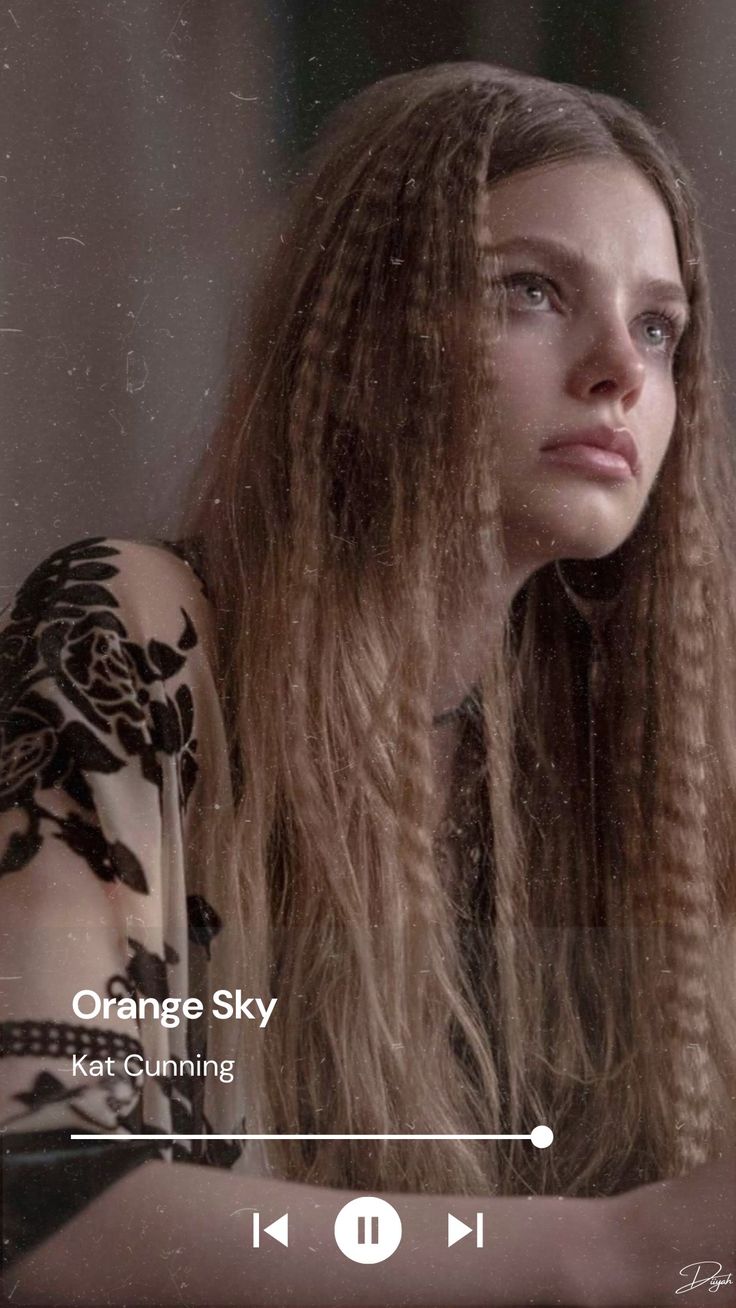 Songs to sleep to. Sleep playlist. Orange Sky by Kat Cunning, Looking for Alaska Soundtrack. Женский портрет, В поисках аляски, Аляск а