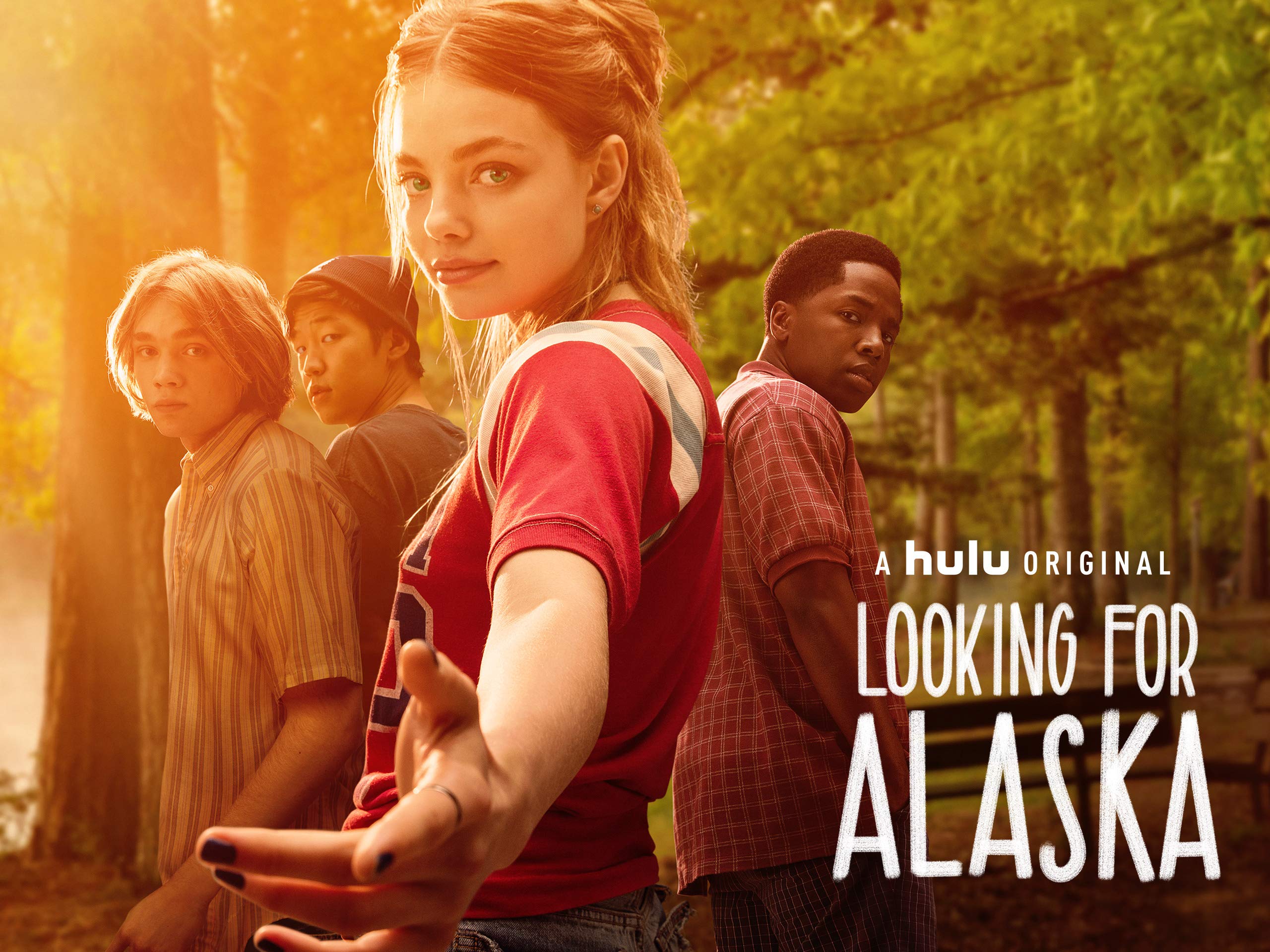 Looking for Alaska (TV) 01, Charlie Plummer, Kristine Froseth, Denny Love, Jay Lee, Sofia Vassilieva, Landry Bender, Uriah Shelton, Jordan Conner, Tim Simons, Ron Cephas Jones, Josh Schwartz