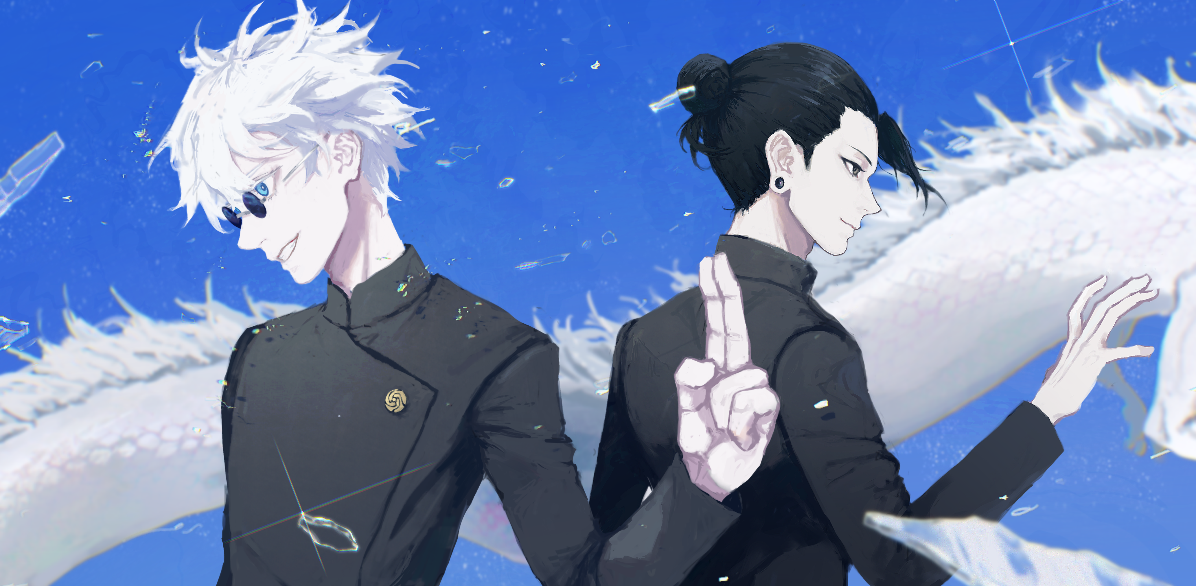 Suguru Geto and Satoru Gojo