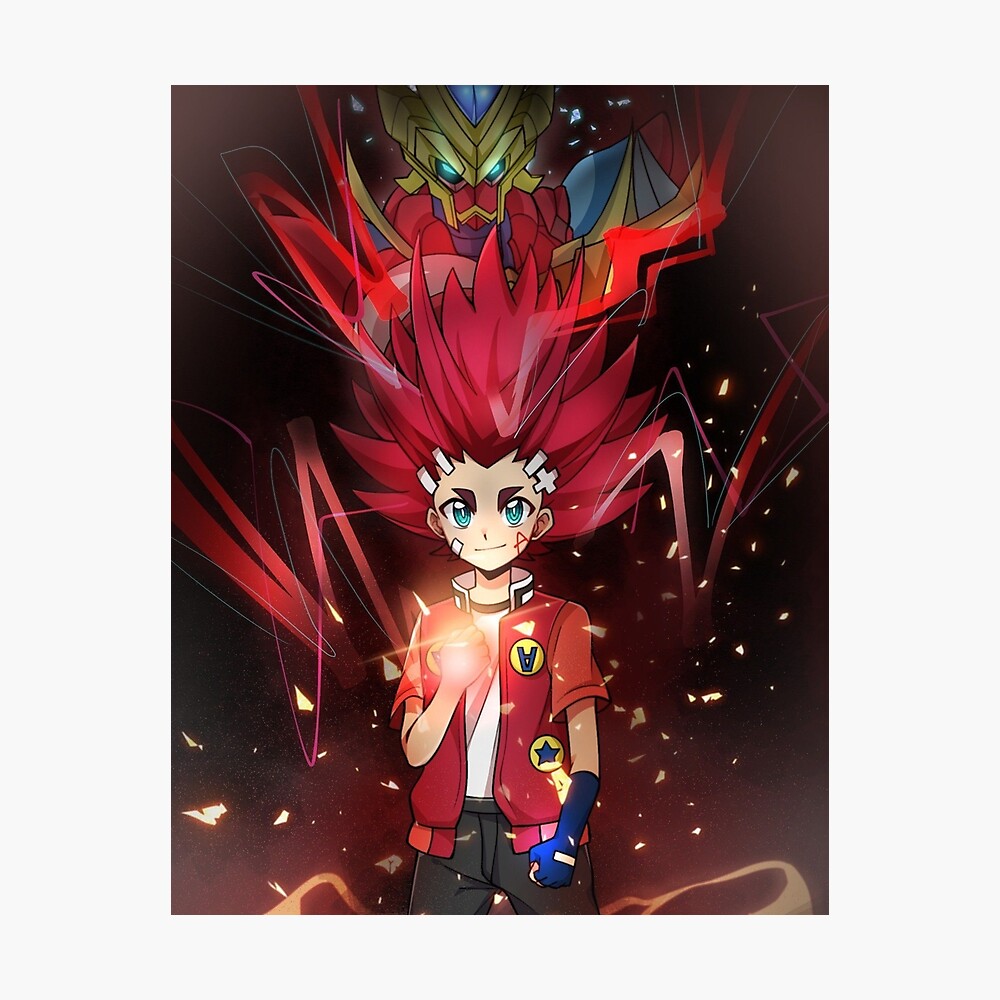 Aiger Akabane beyblade turbo Metal Print