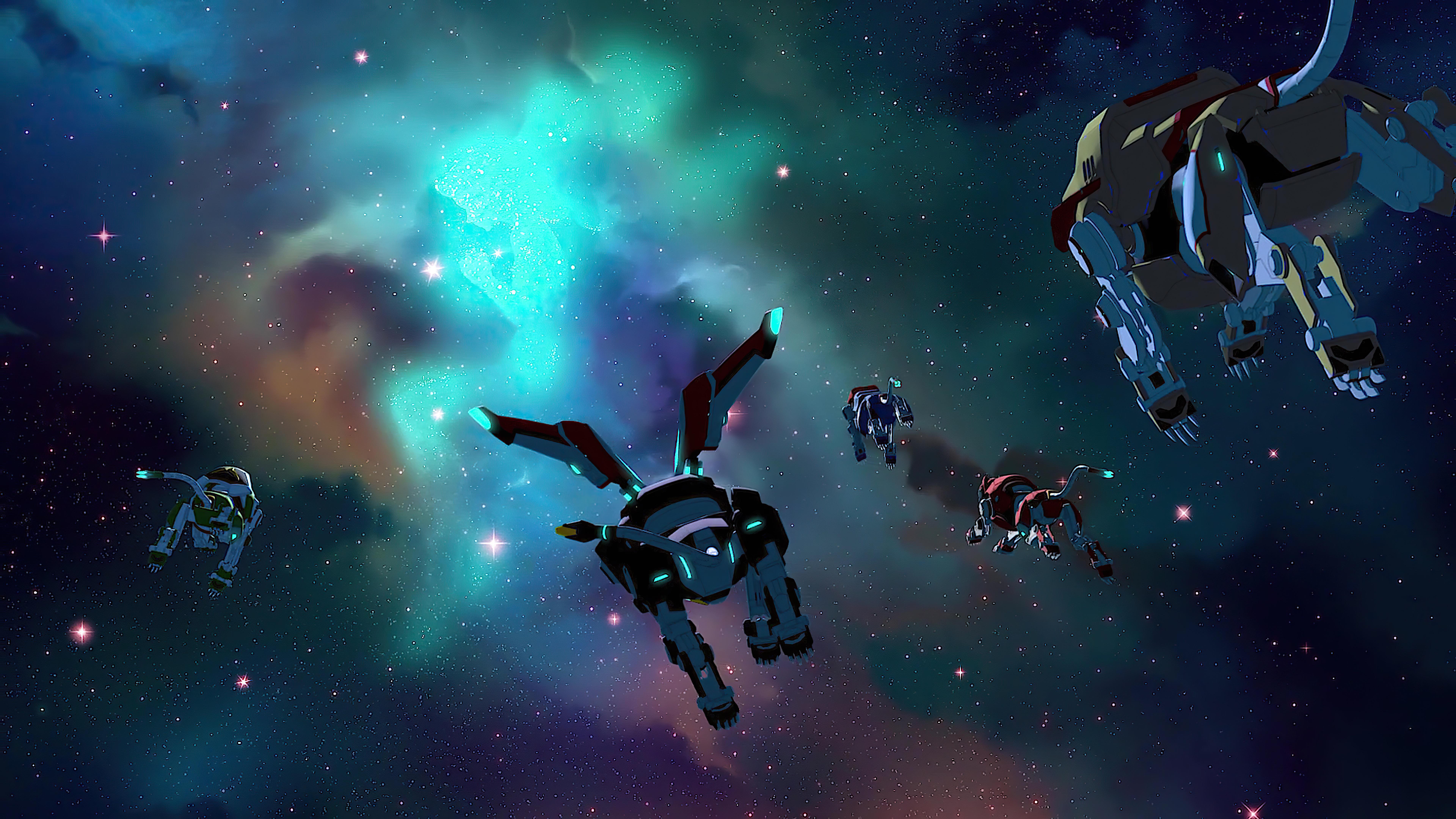 Voltron Legendary Defender 4K and 8K Wallpaper