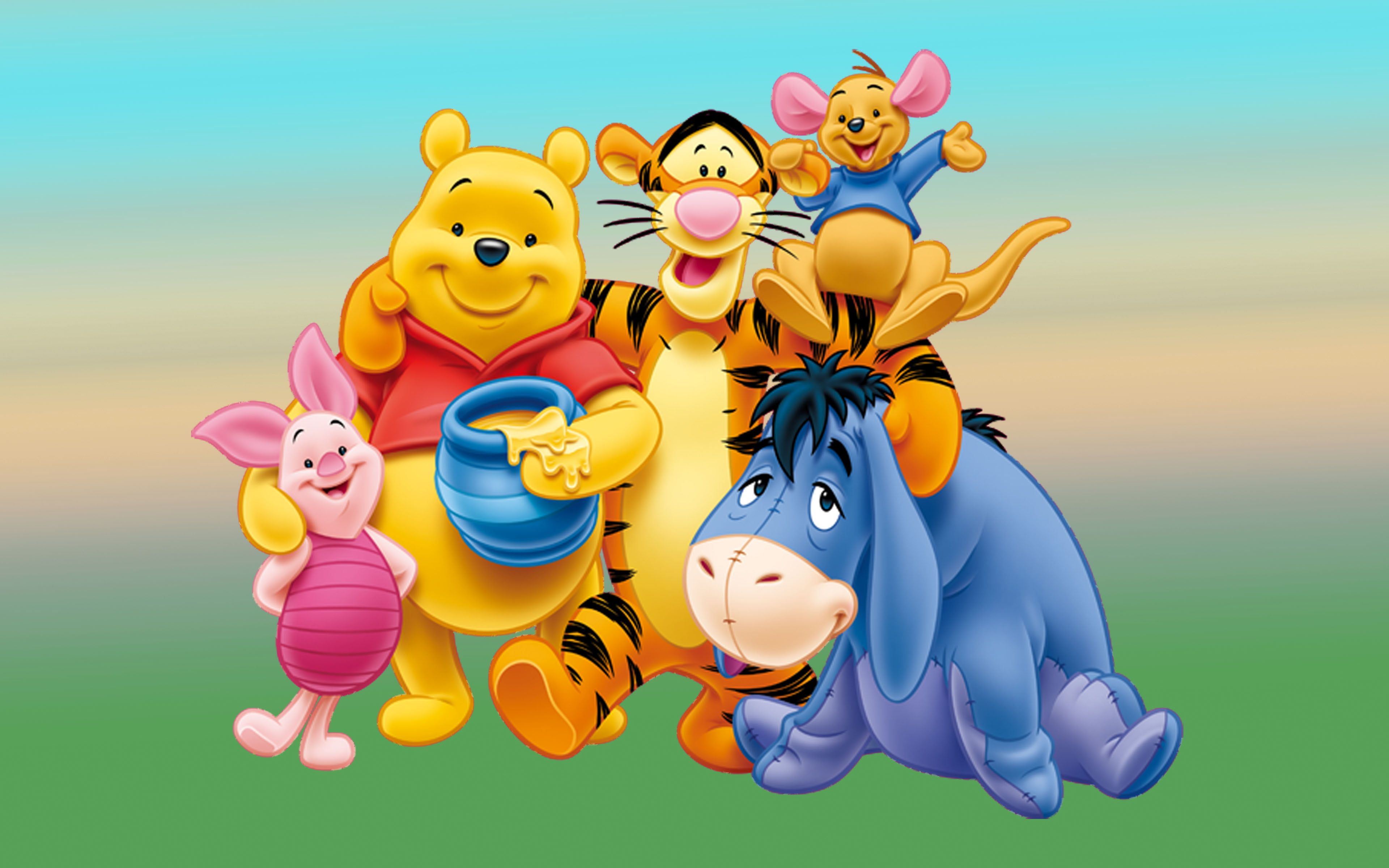 Winnie The Pooh Characters Image Desktop HD Wallpaper For Mobile Phones Tablet And Pc 3840×2400. Cute laptop wallpaper, HD wallpaper for mobile, Mobile wallpaper