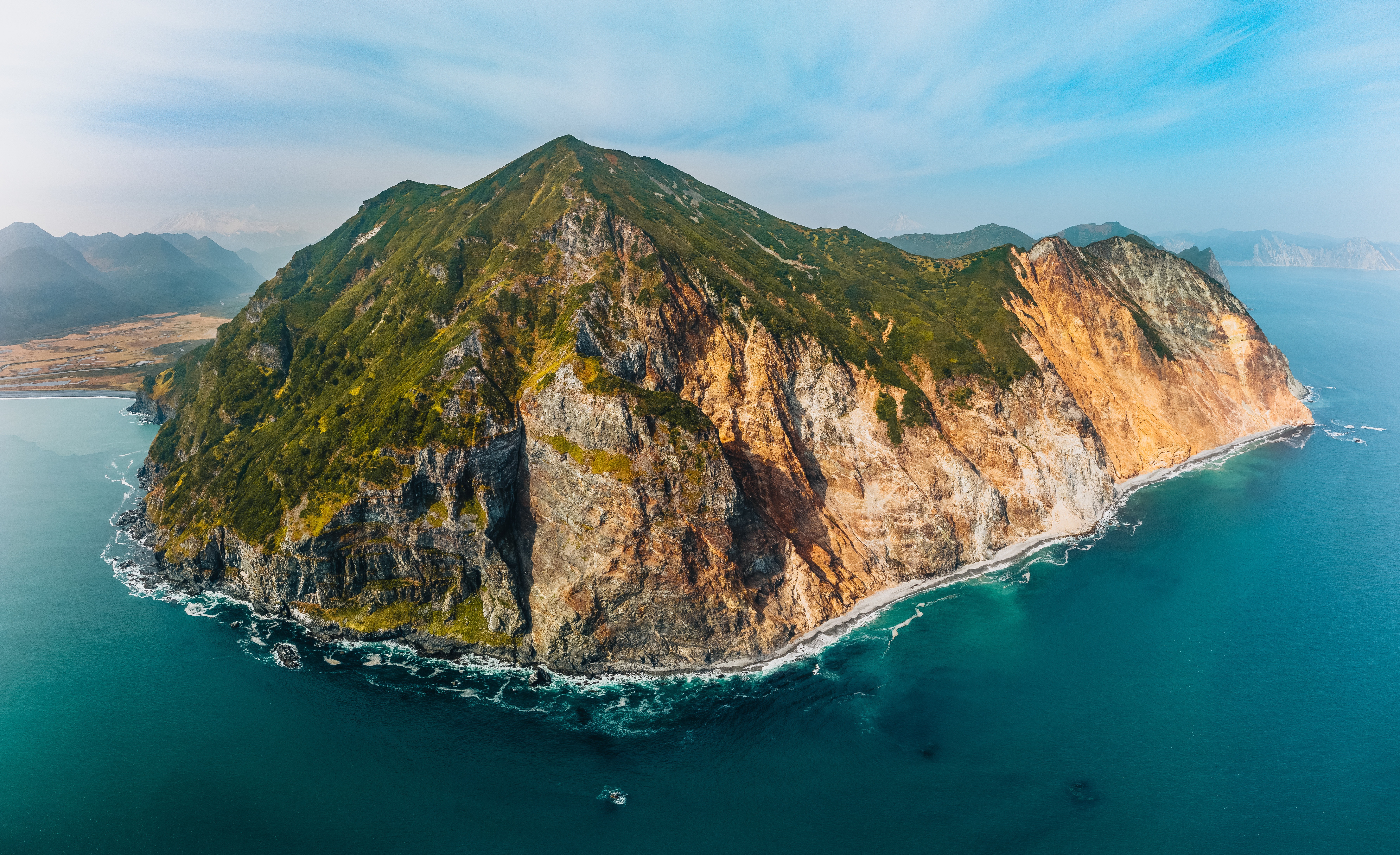 Aerial Photo of an Island · Free