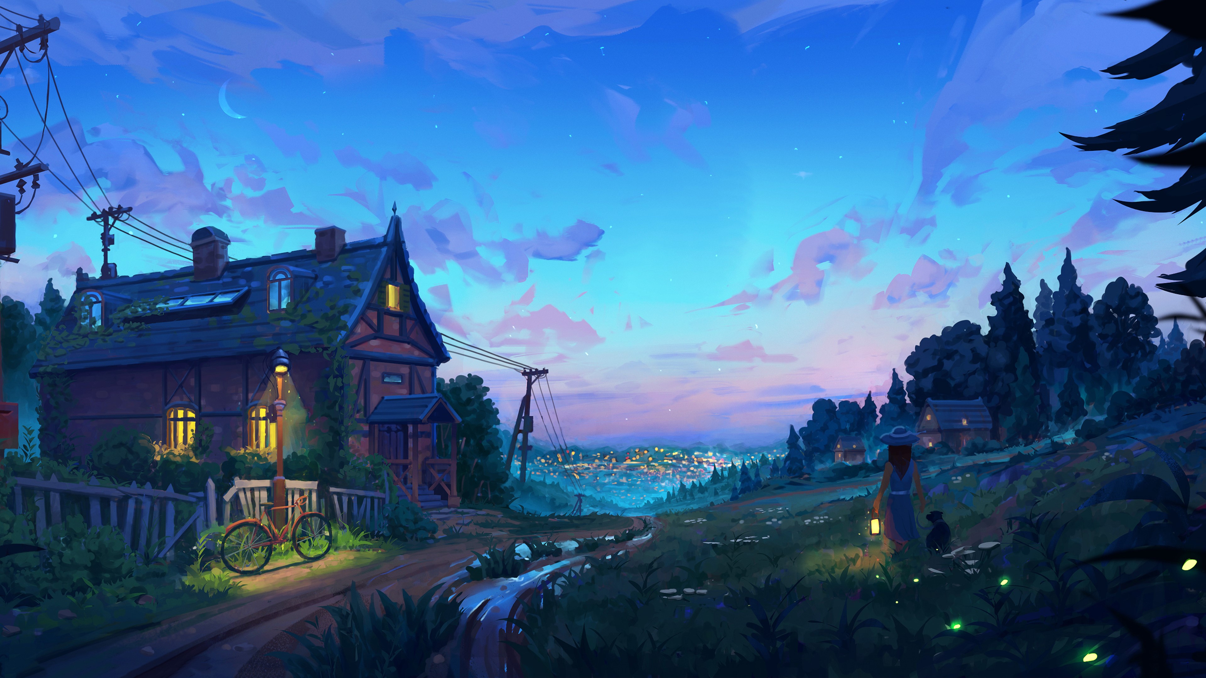 Wallpaper / painting, artist, artwork, digital art, hd, 4k, artstation, cycle free download