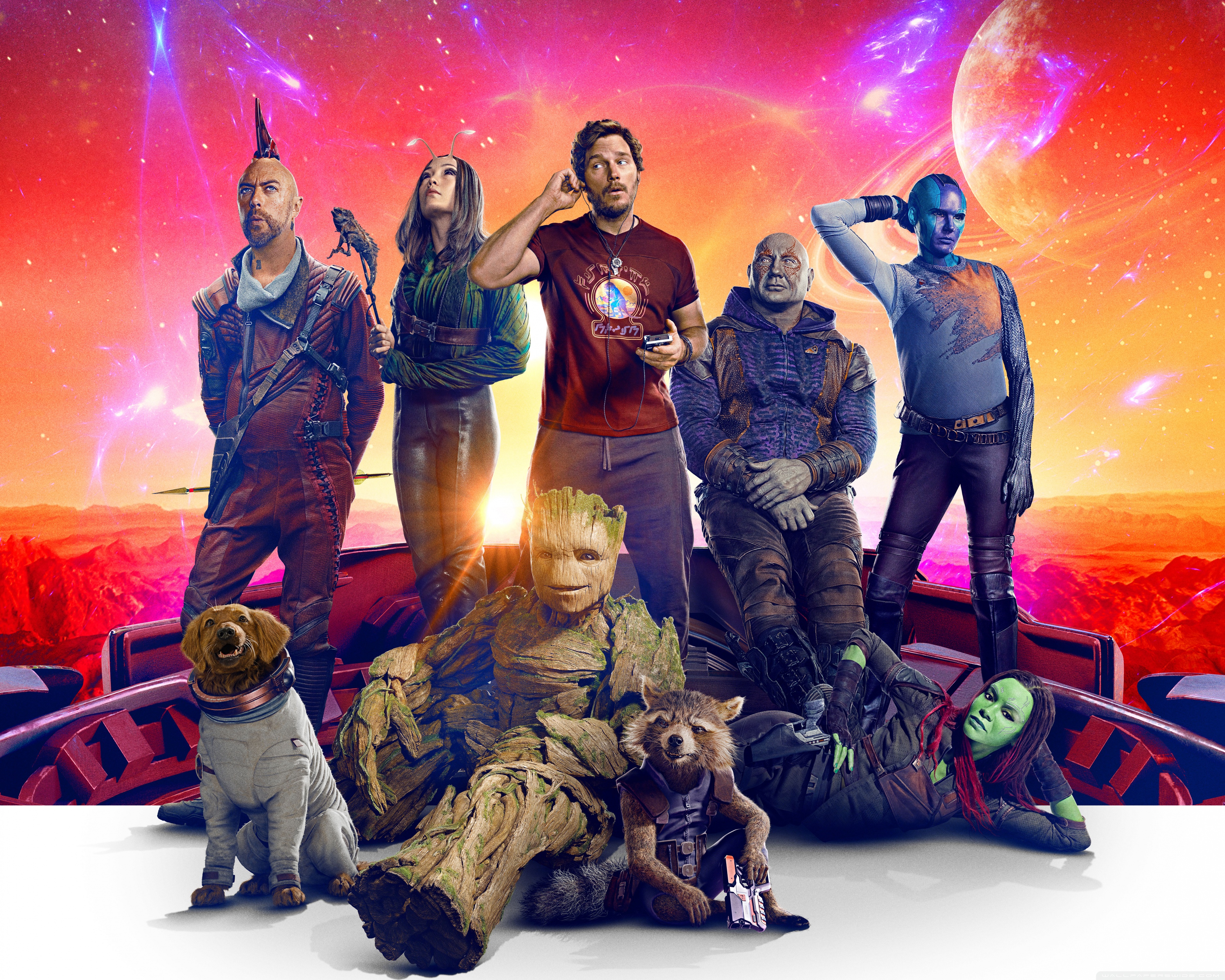 Guardians of the Galaxy Vol 3 2023 Superhero Movie Ultra HD Desktop Background Wallpaper for 4K UHD TV, Widescreen & UltraWide Desktop & Laptop, Multi Display, Dual & Triple Monitor, Tablet