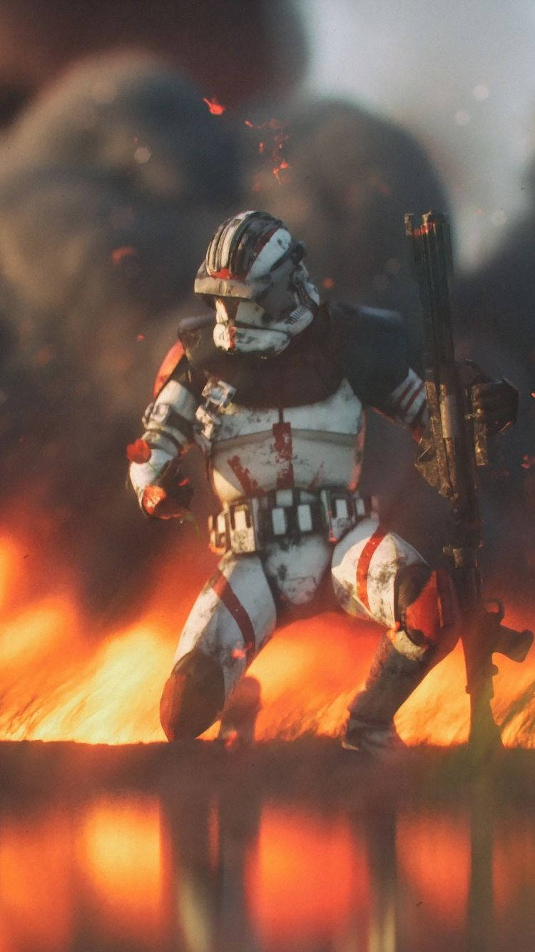 Download Clone Trooper Star Wars 4k iPhone Wallpaper