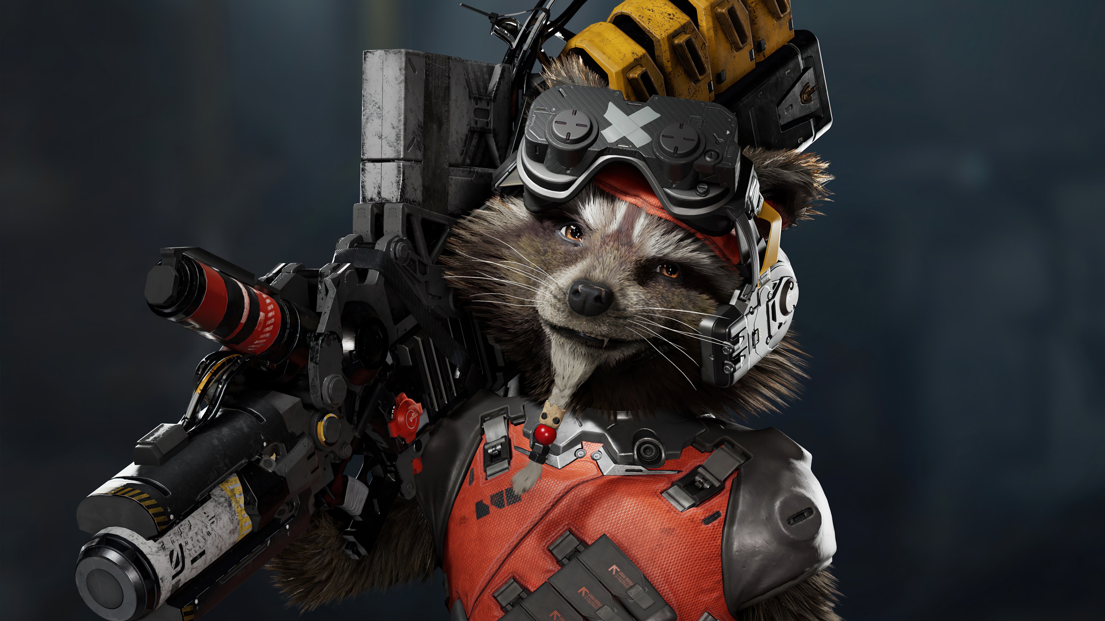 Rocket Raccoon Marvels Guardians of the galaxy Wallpaper 4k Ultra HD