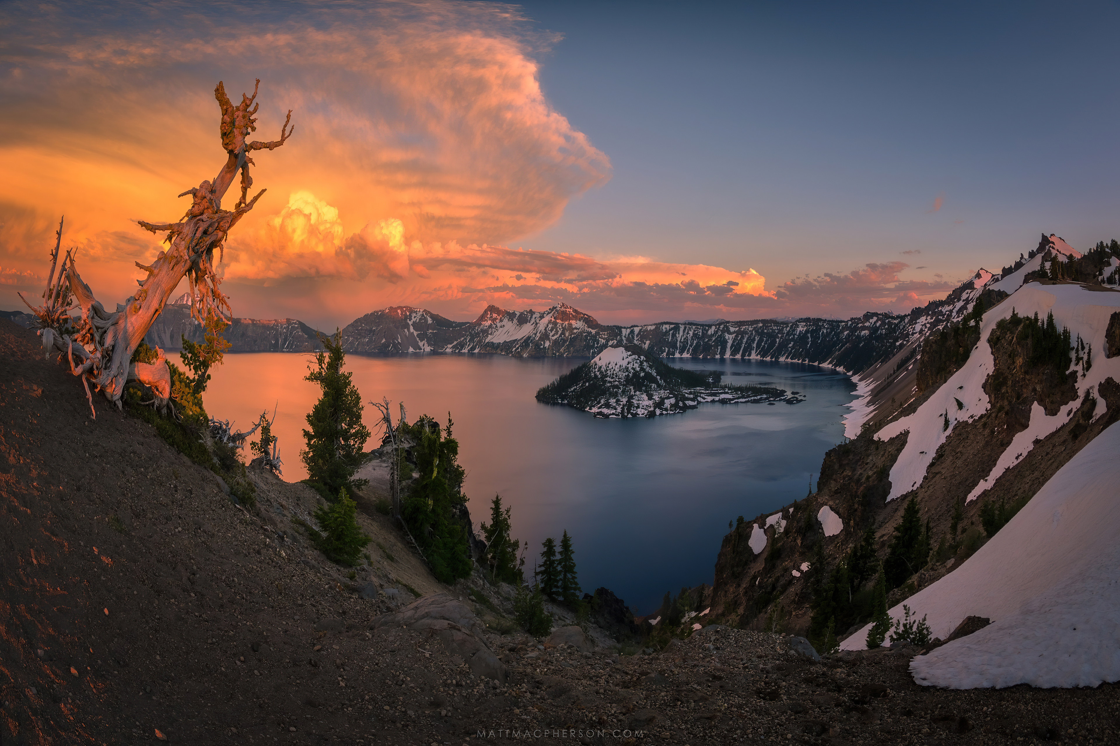 Wallpaper 4k Crater Lake Oregon 4k Wallpaper