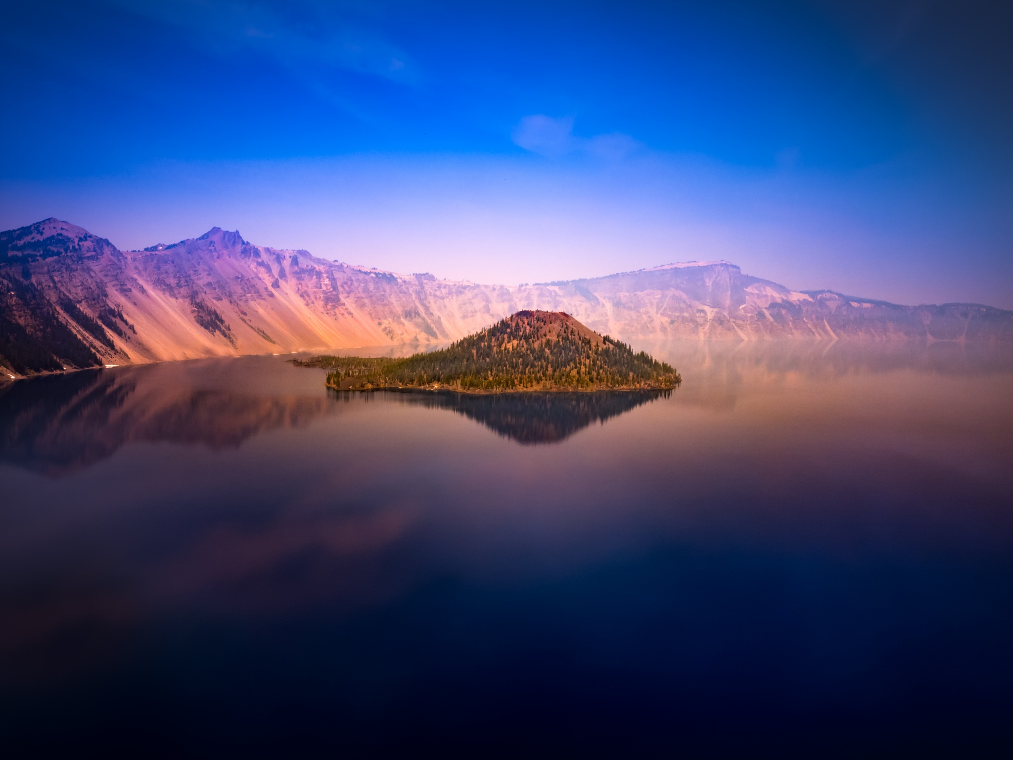 Crater Lake Wallpaper 4K, 5K, Oregon, United States, Island