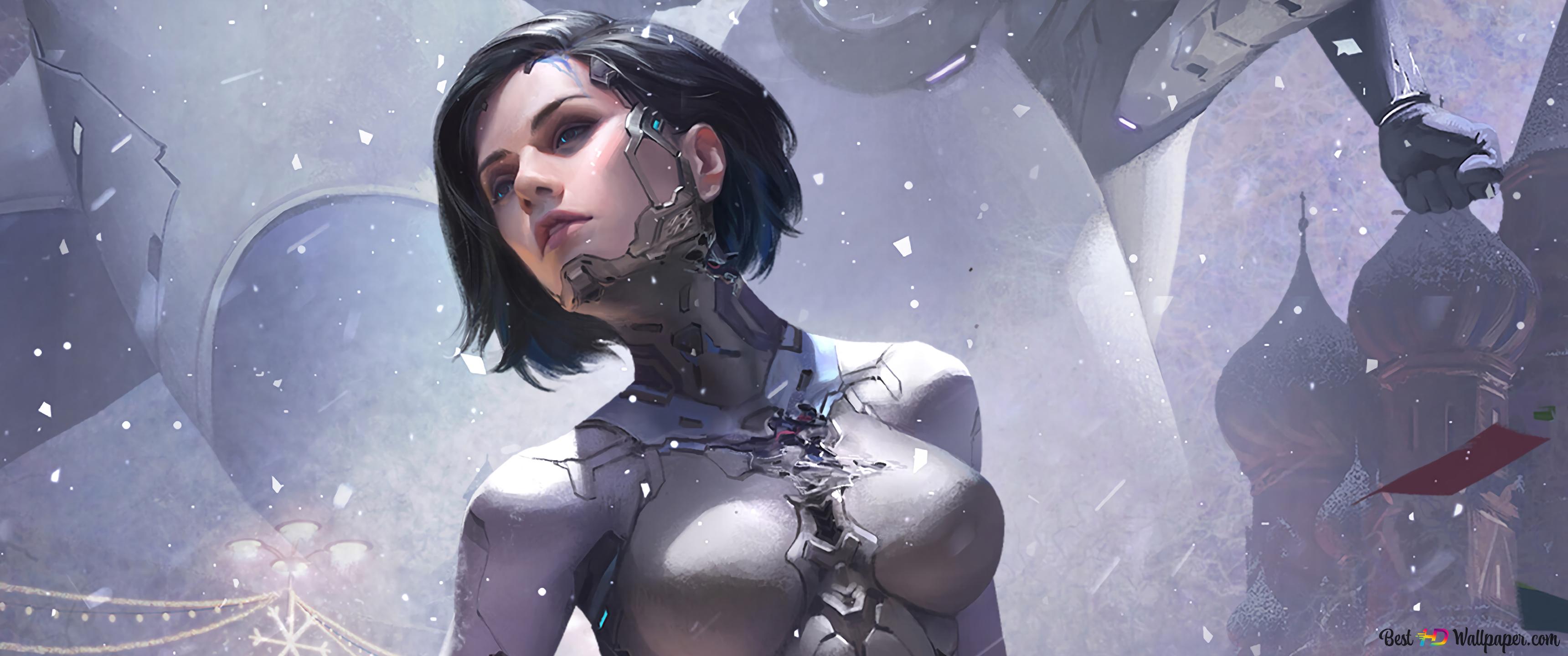 Alita (Cyborg) from 'Alita: Battle Angel' Movie 4K wallpaper download