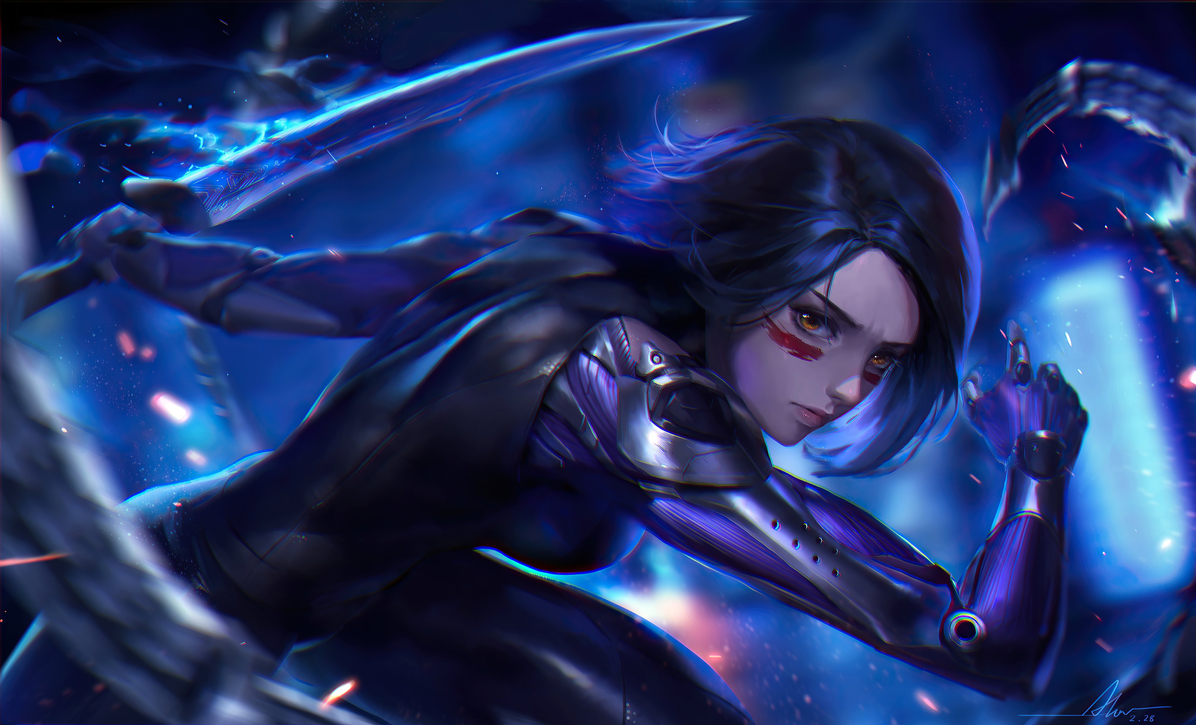 Alita Battle Angel Game Art Wallpaper 4k Ultra HD
