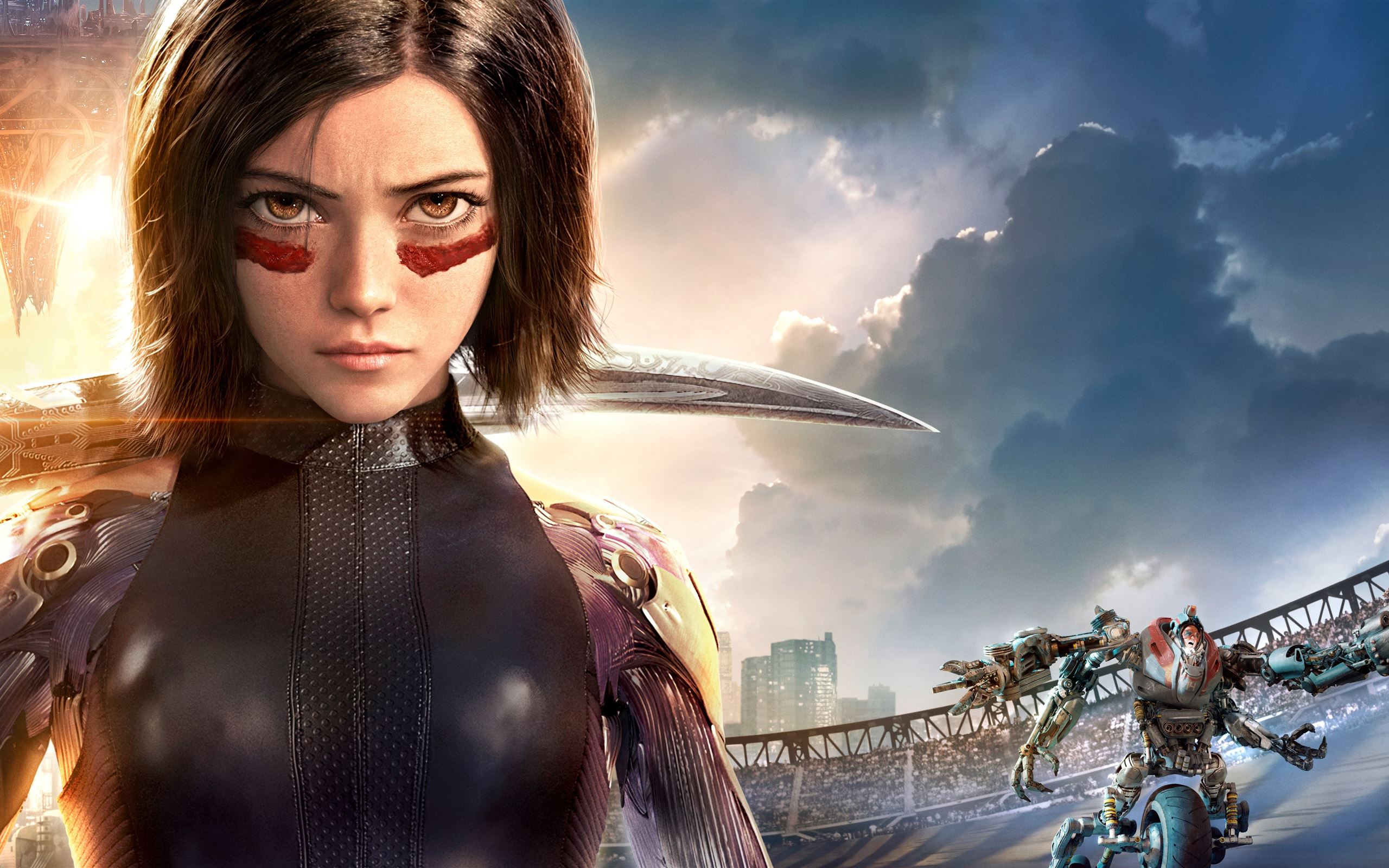 alita battle angel 12k MacBook Air Wallpaper Download