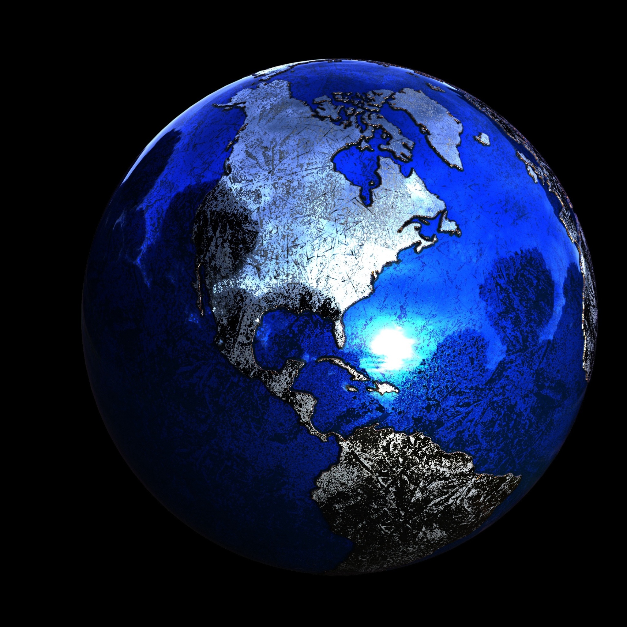 Wallpaper 4k planet, sphere, globe, 3D 4k Wallpaper