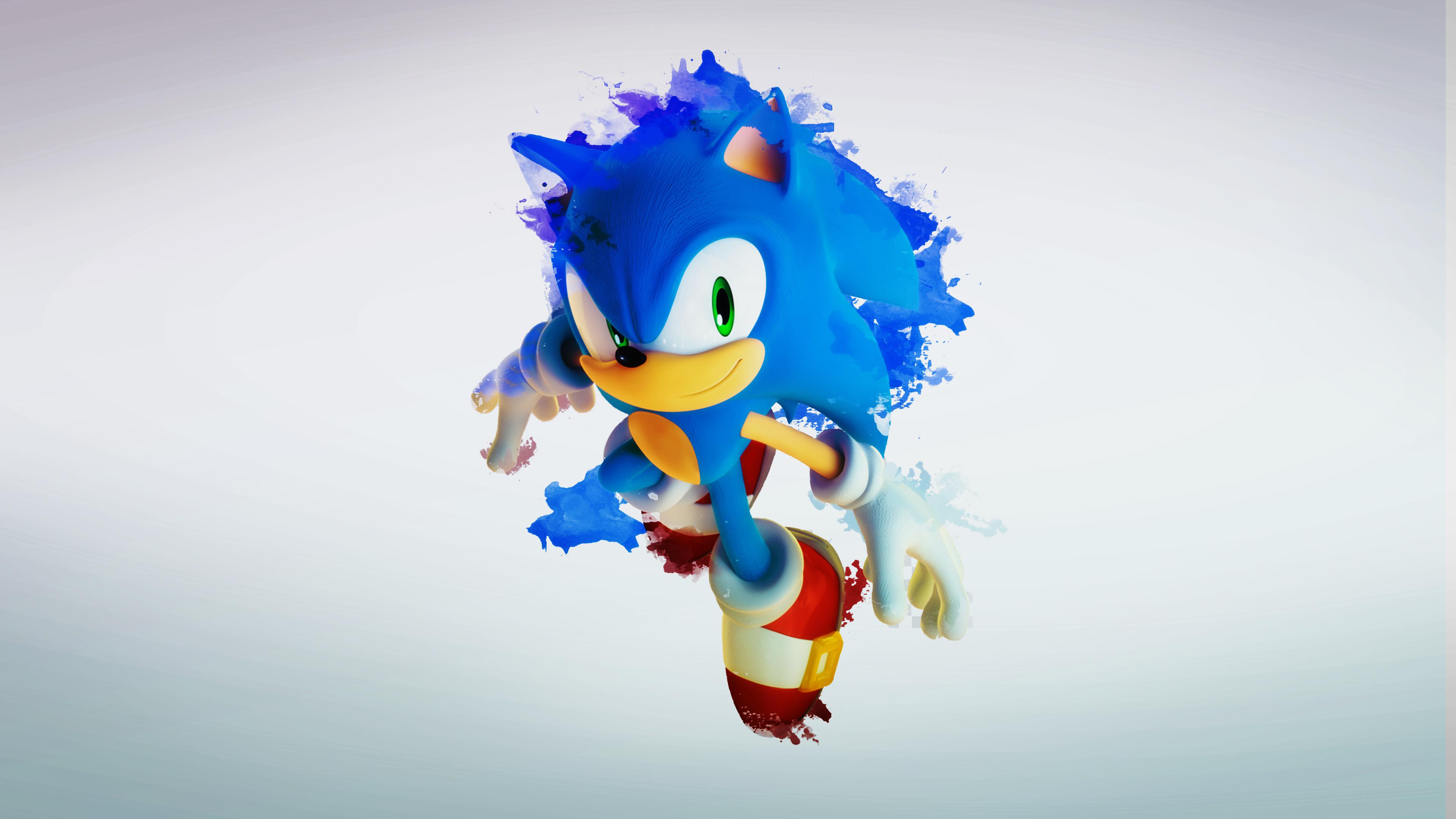 ART Sonic Splash 4K Wallpaper