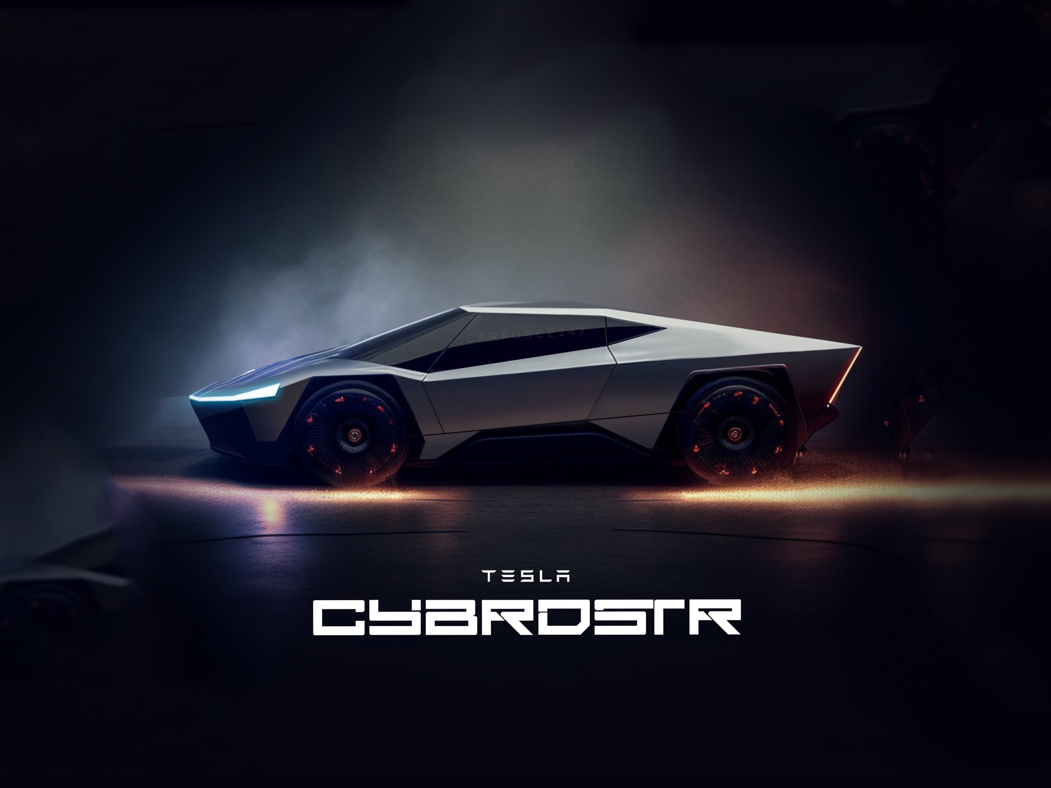 ⚡️ Dominic ⚡️ CYBRDSTR Cybertruck Styled Vehicle Based On The Next Gen Roadster. My Personal Dream Car. #tesla