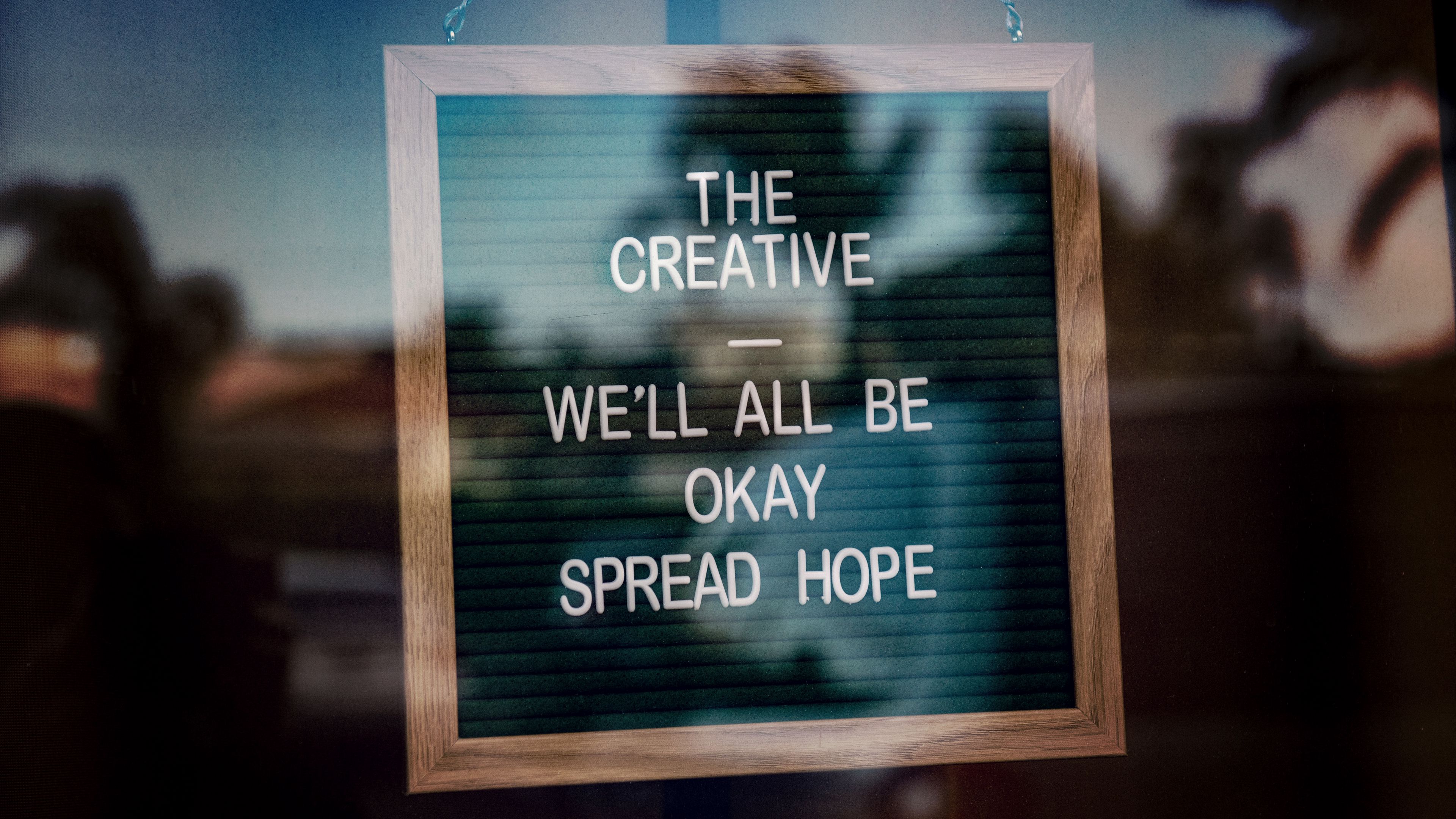 Wallpaper / text, positive, inscription, words, blur, 4k free download