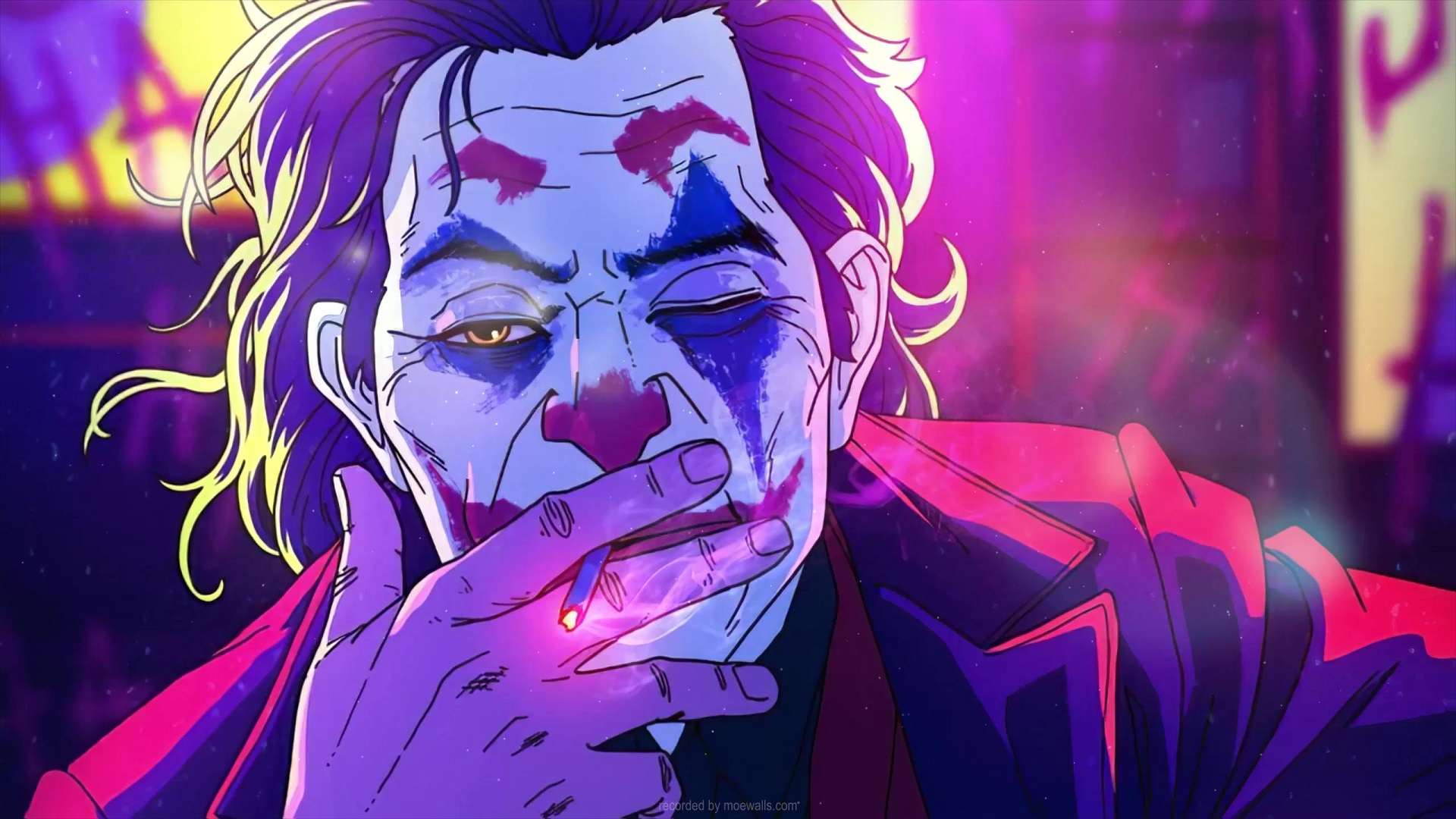 Joker Smoking Live Wallpaper