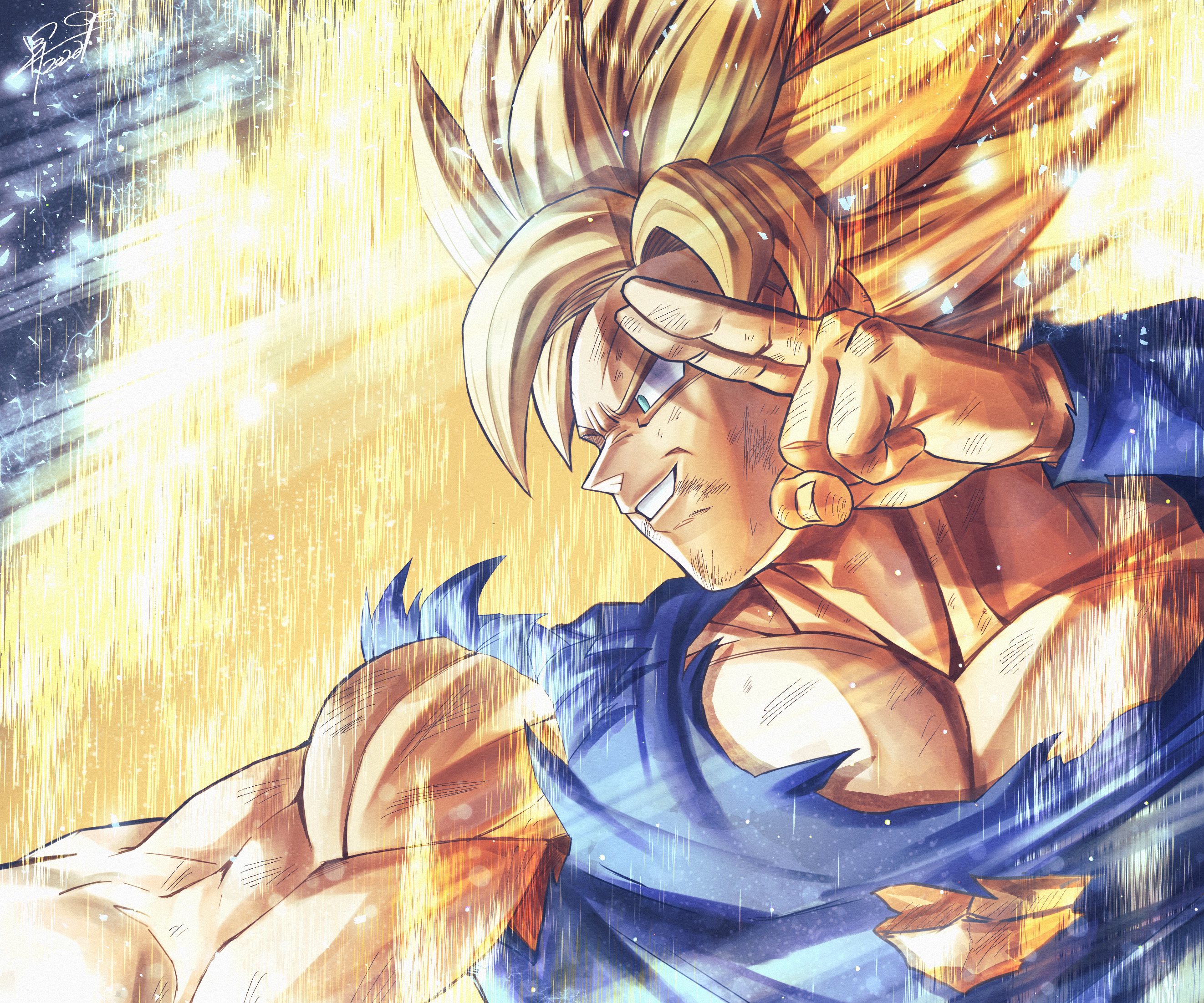 Goku Super Saiyan 2 by juliangutierrez02  Anime dragon ball goku, Anime  dragon ball super, Anime dragon ball