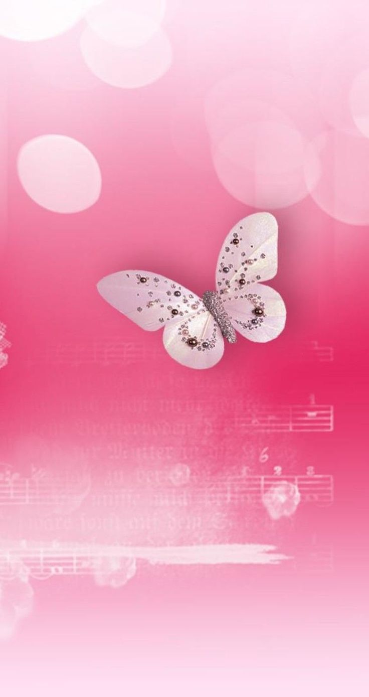 Pink Butterfly iPhone Wallpaper 91C. Pink wallpaper iphone, Butterfly wallpaper iphone, Sunflower iphone wallpaper