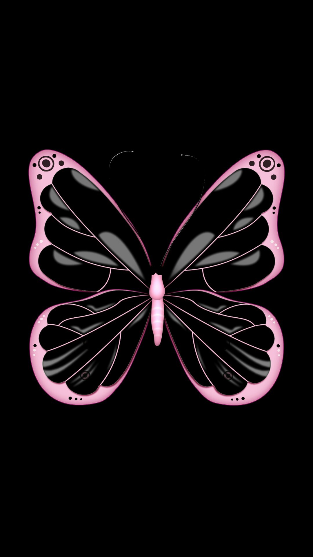 Black Pink Butterfly. Wallpaper SWallpaper BackgroundiPhone