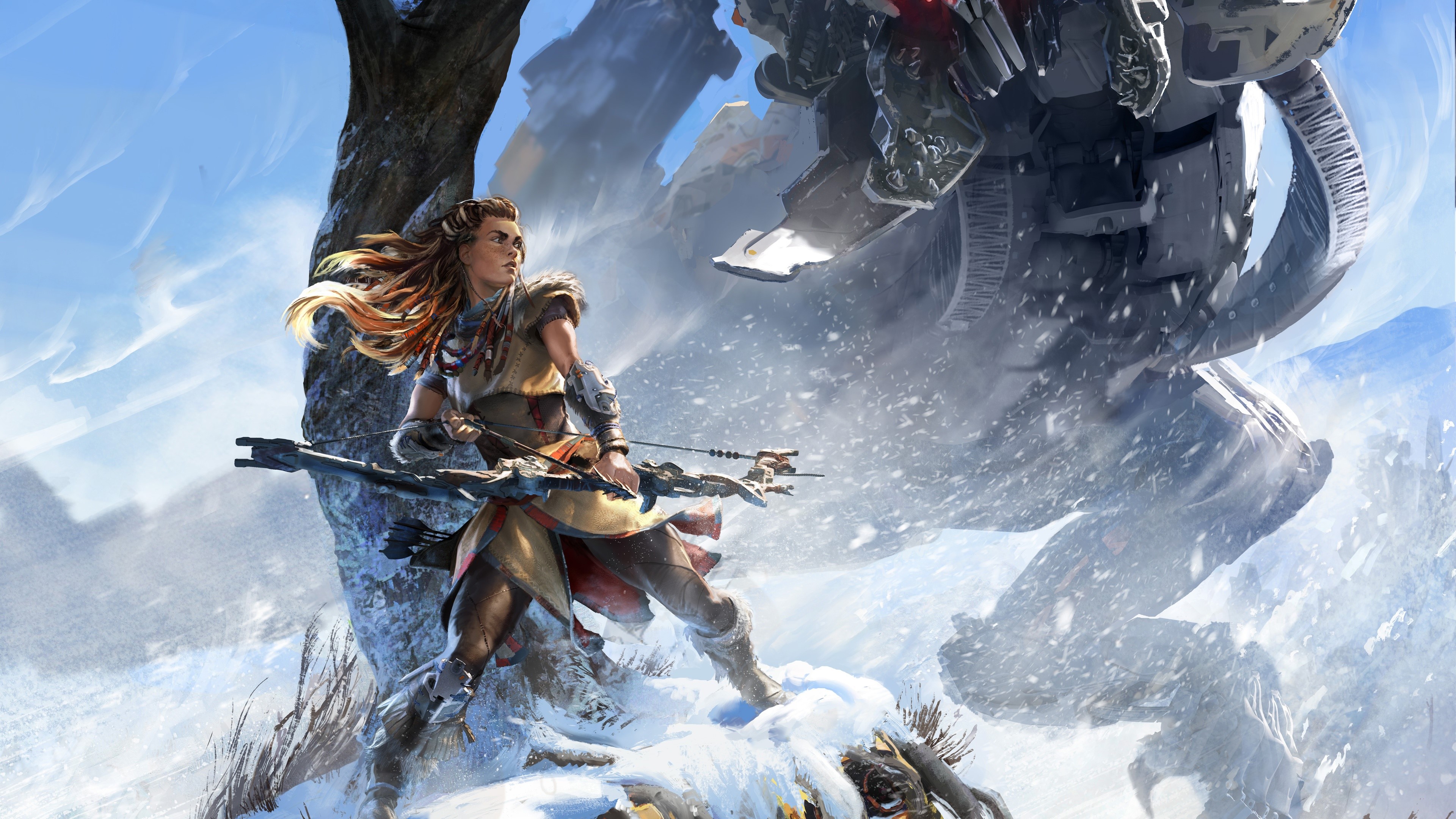 Wallpaper / aloy, horizon zero dawn, games, pc games, xbox games, ps games, 4k free download
