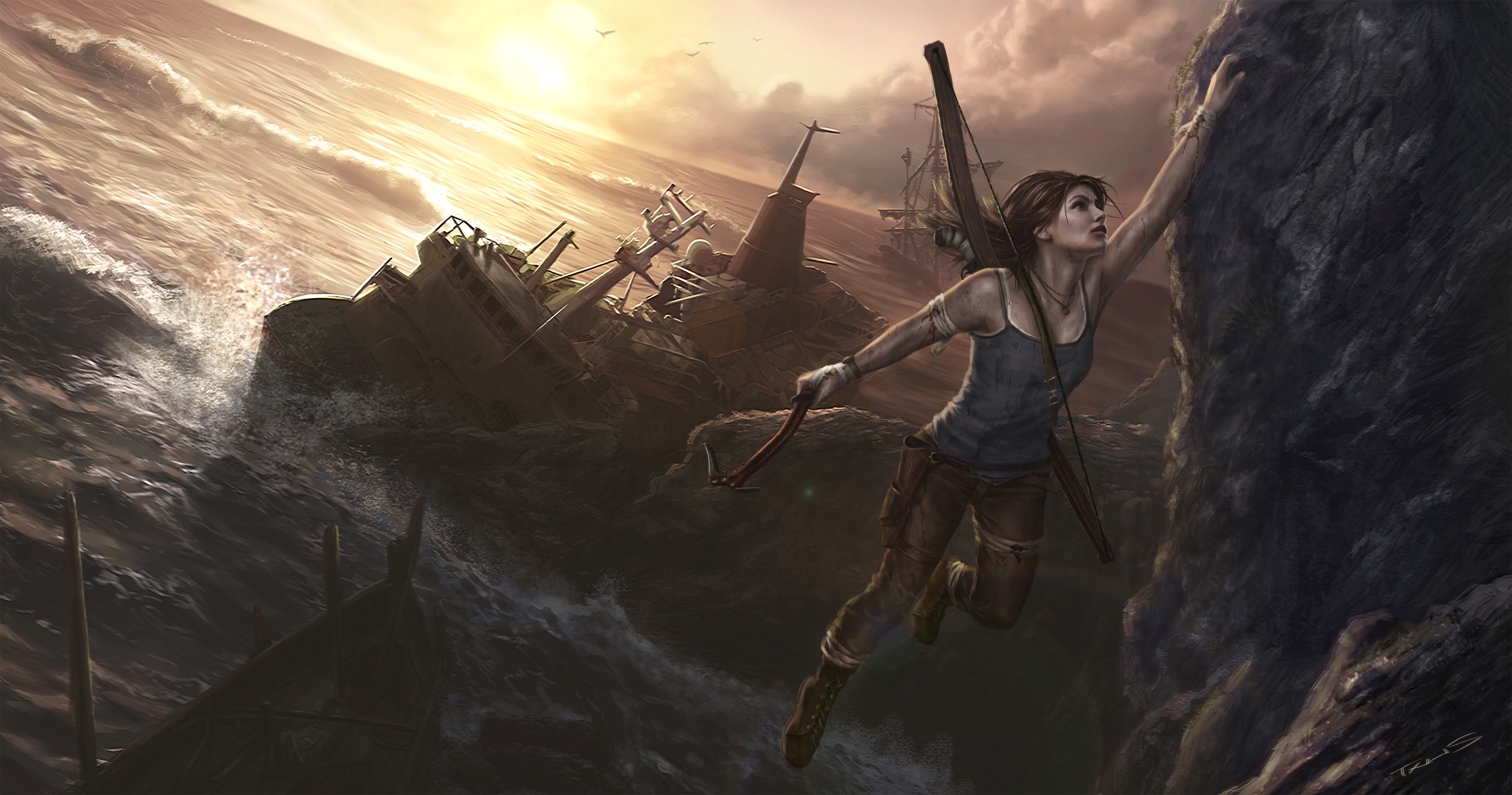 Epic 4K Ultra HD Wallpaper of Lara