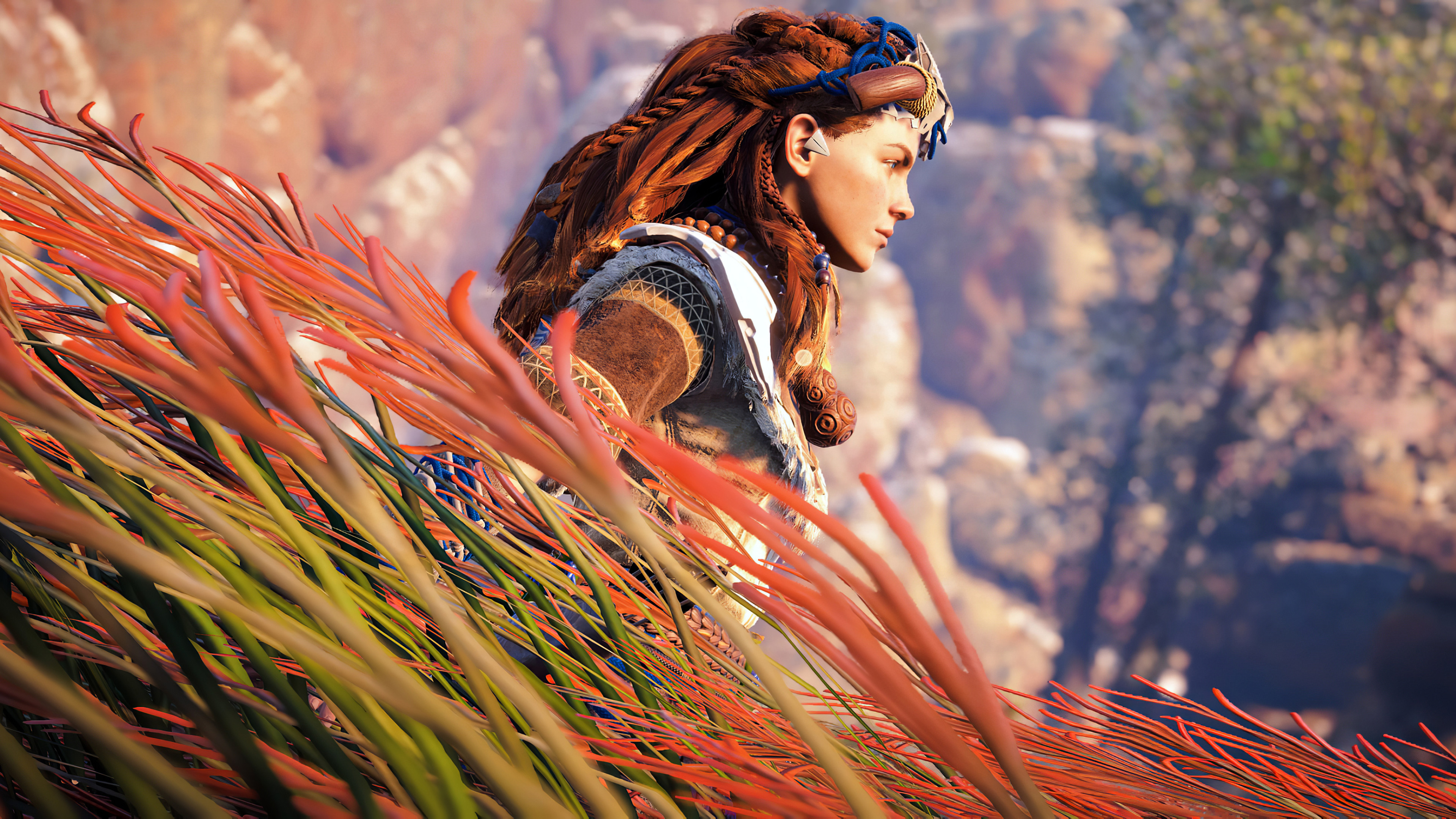 Wallpaper 4k Aloy Horizon Dero Dawn Autumn Wallpaper