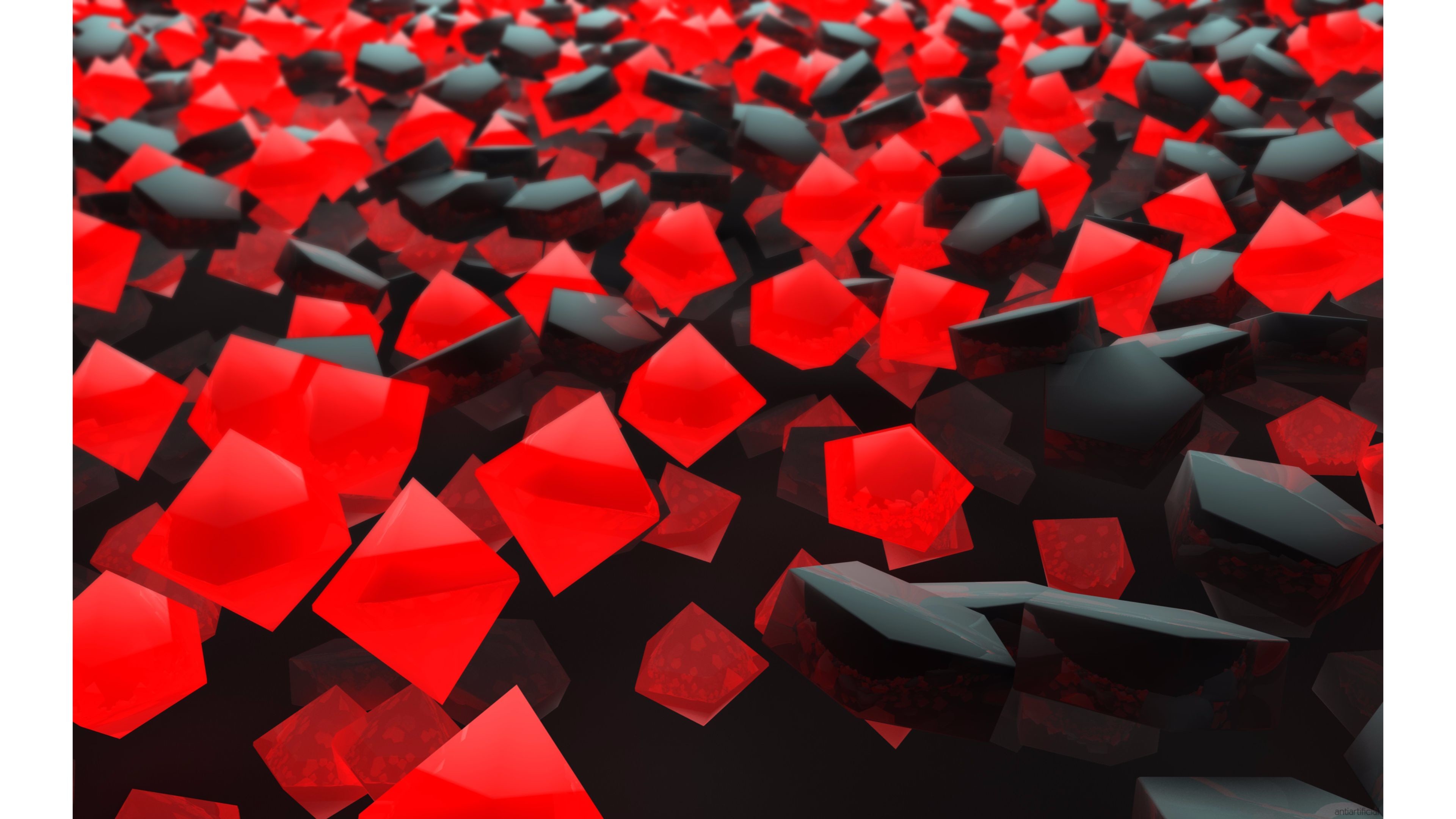 Black and Red 4K Wallpaper