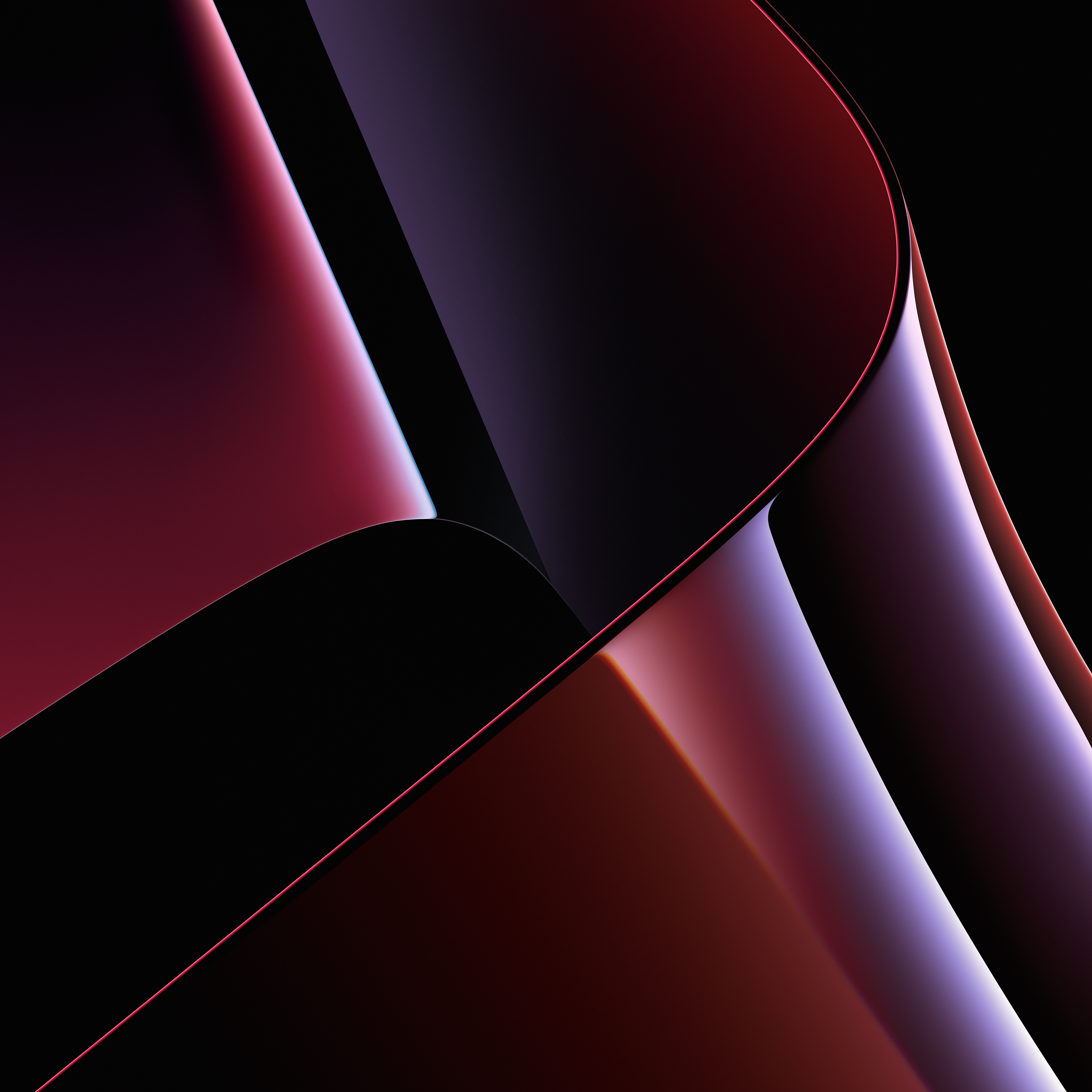 New 2021 MacBook Pro (Chroma Red Dark) Stock Wallpaper In Ultra HD